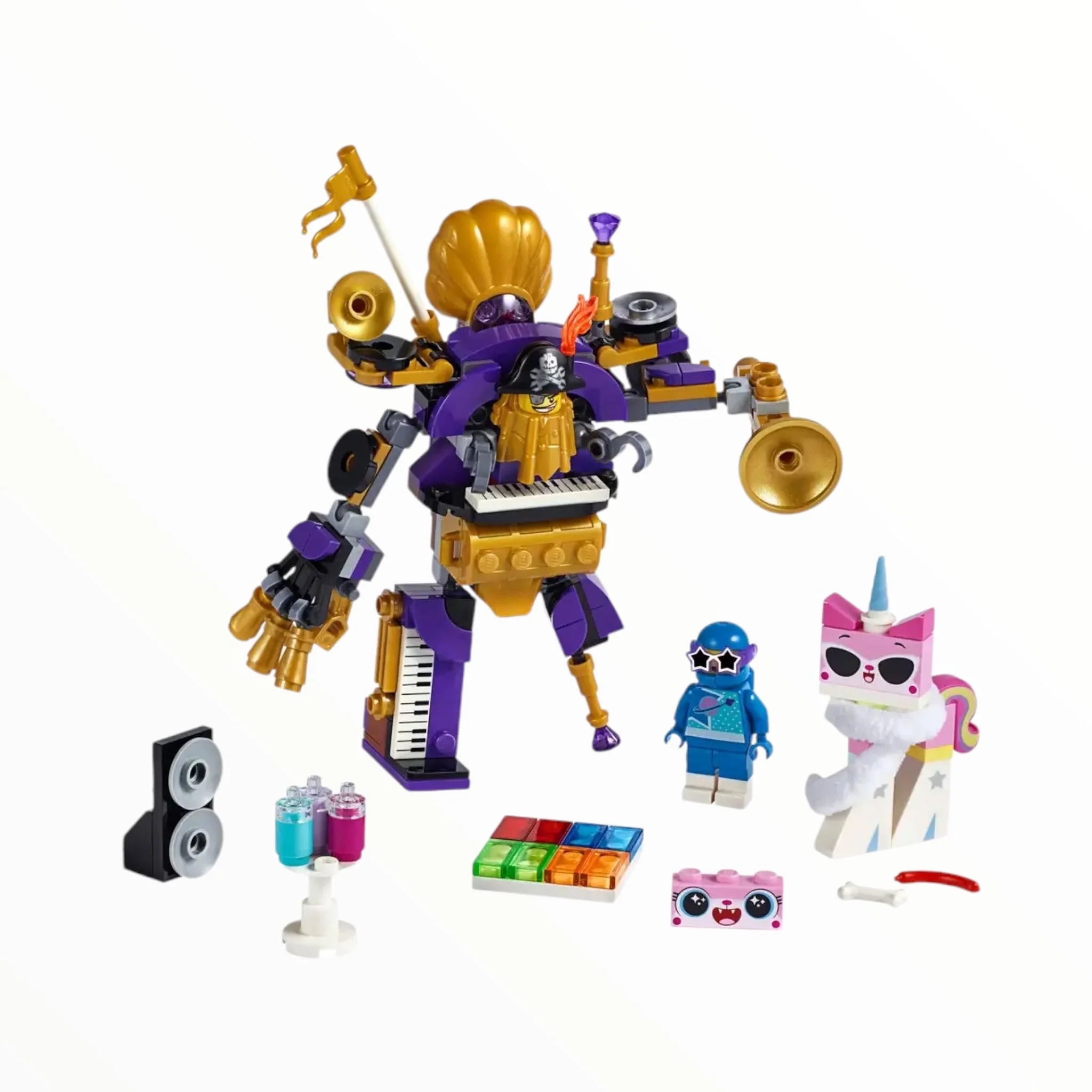 Retired Set 70848 The LEGO Movie 2 Systar Party Crew - Image 3