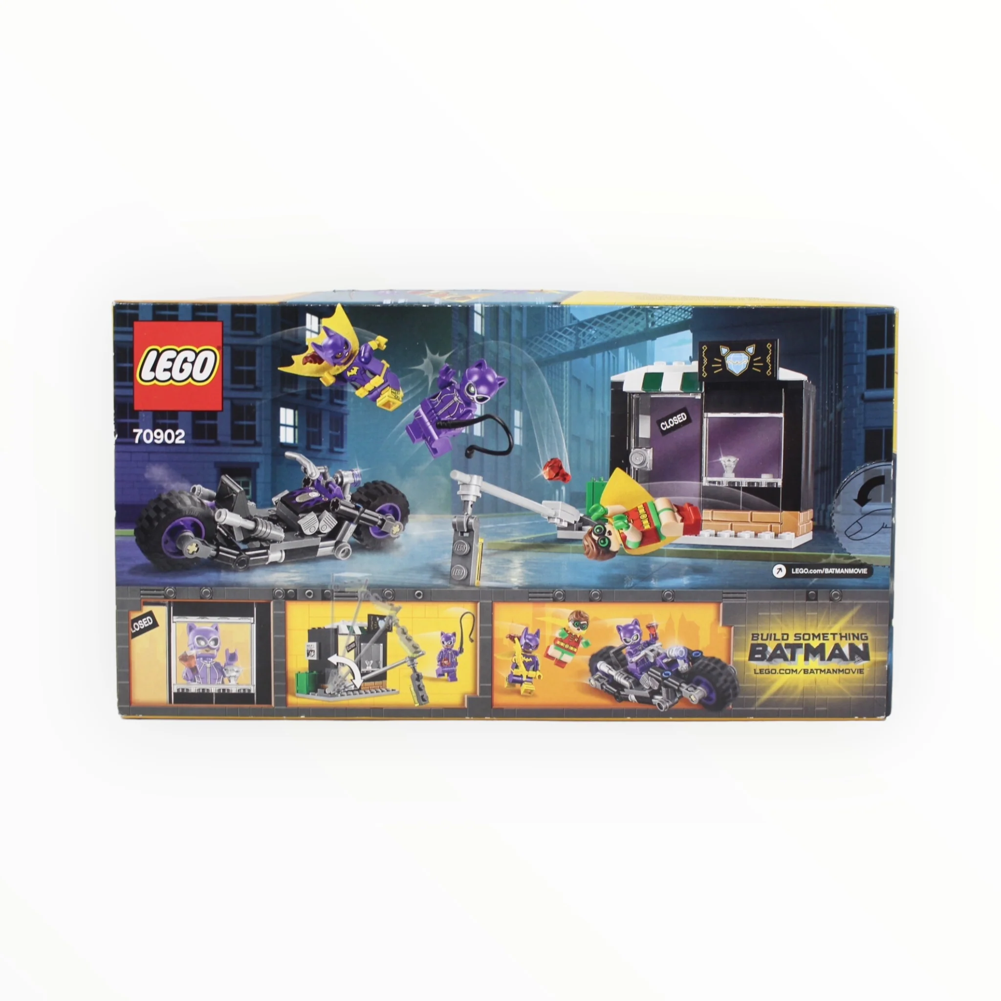 Retired Set 70902 The LEGO Batman Movie Catwoman Catcycle Chase (damaged box) - Image 2