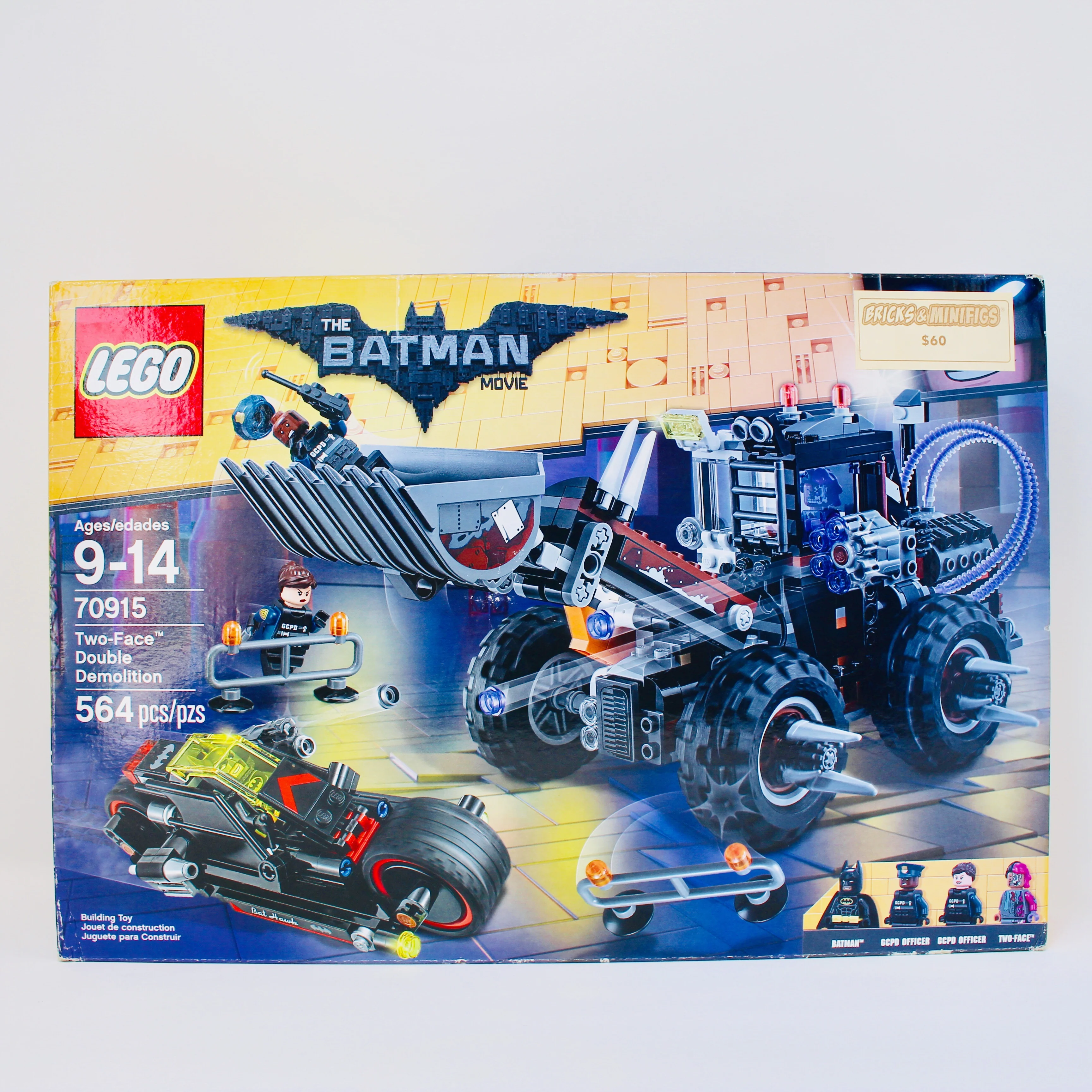 Retired Set 70915 The LEGO Batman Movie Two-Face Double Demolition