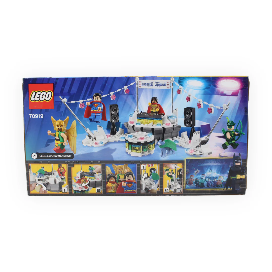 Retired Set 70919 The LEGO Batman Movie The Justice League Anniversary Party - Image 2