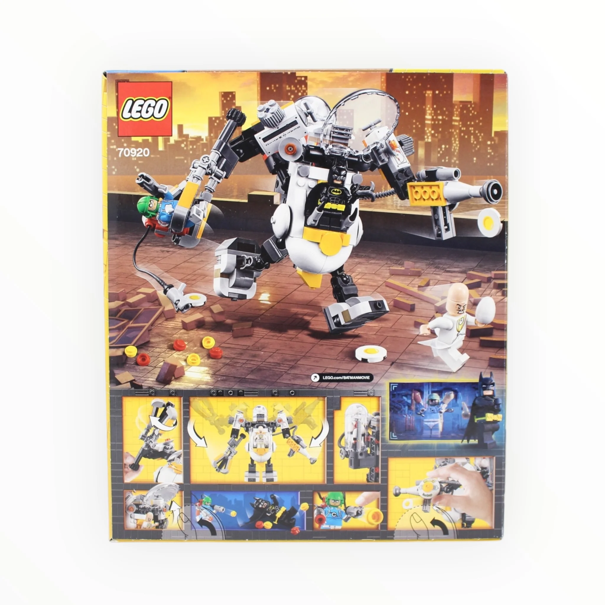 Retired Set 70920 The LEGO Batman Movie Egghead Mech Food Fight - Image 2