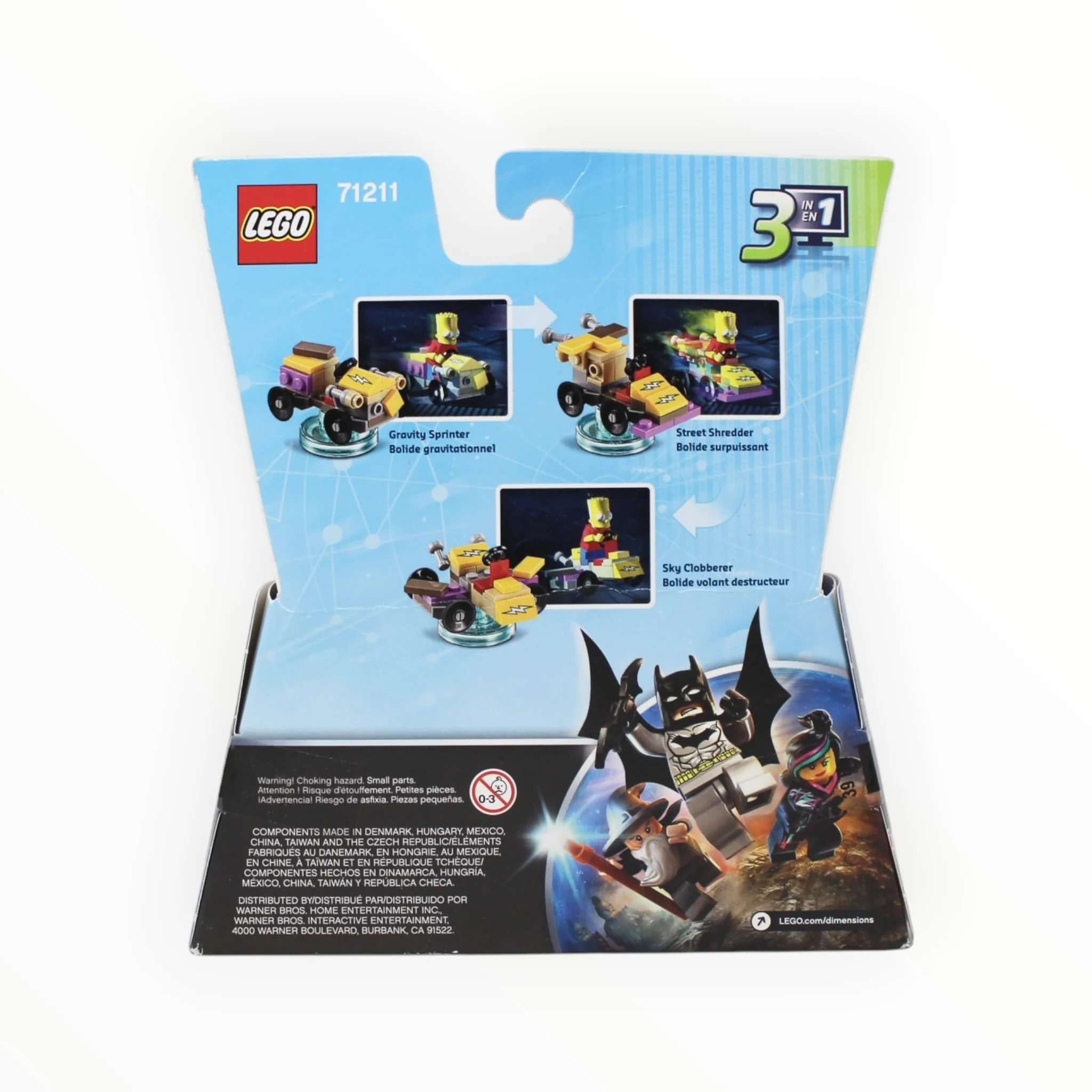 Retired Set 71211 Dimensions Fun Pack - The Simpsons Bart and Gravity Sprinter (some box damage) - Image 2