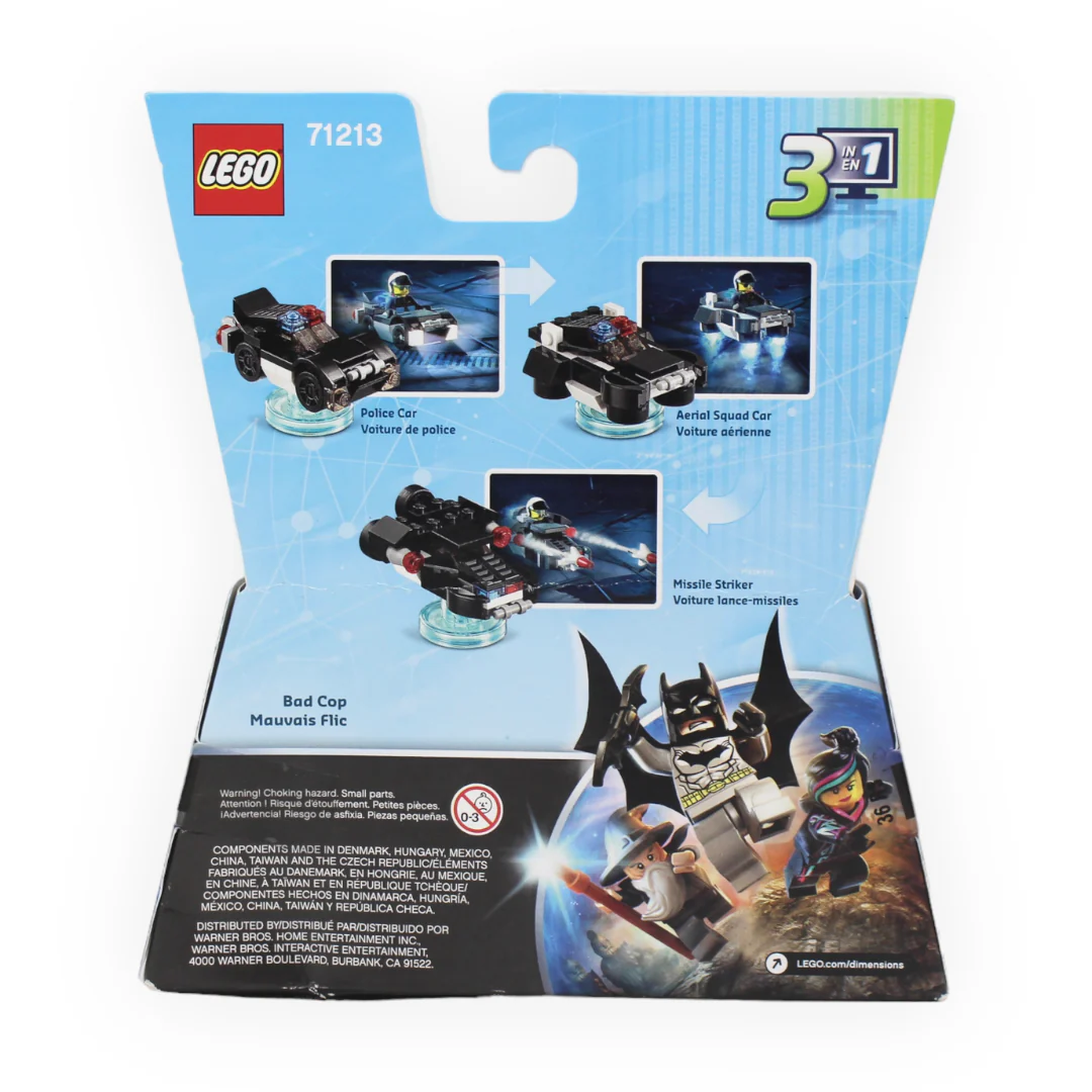 Retired Set 71213 Dimensions Fun Pack - The LEGO Movie Bad Cop and Police Car - Image 2