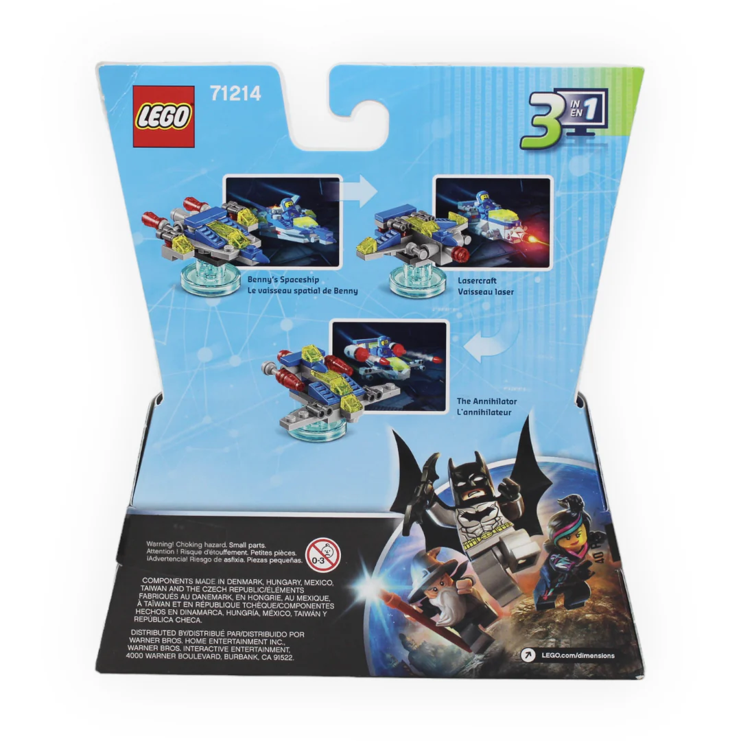 Retired Set 71214 Dimensions Fun Pack - The LEGO Movie Benny and Benny's Spaceship - Image 2