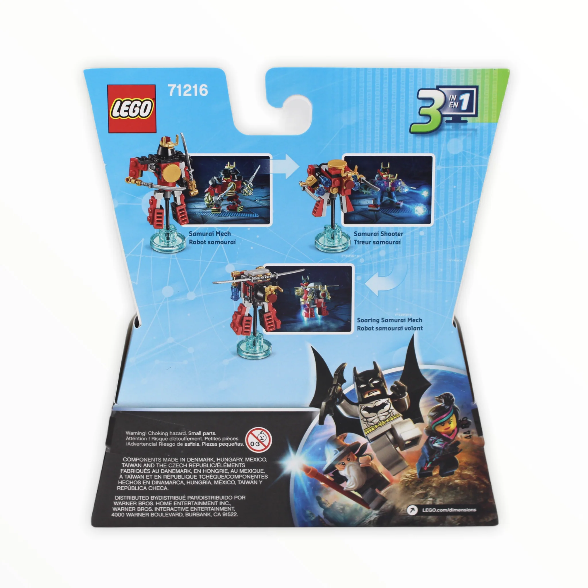 Retired Set 71216 Dimensions Fun Pack - Ninjago Nya and Samurai Mech - Image 2