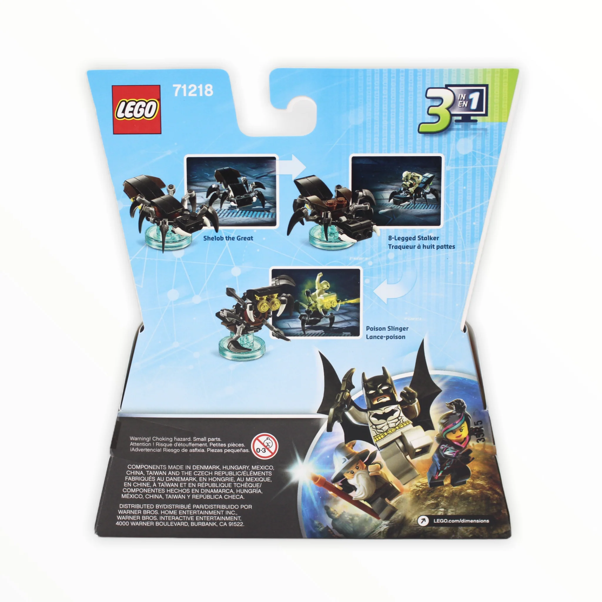 Retired Set 71218 Dimensions Fun Pack - The Lord of the Rings Gollum and Shelob the Great - Image 2