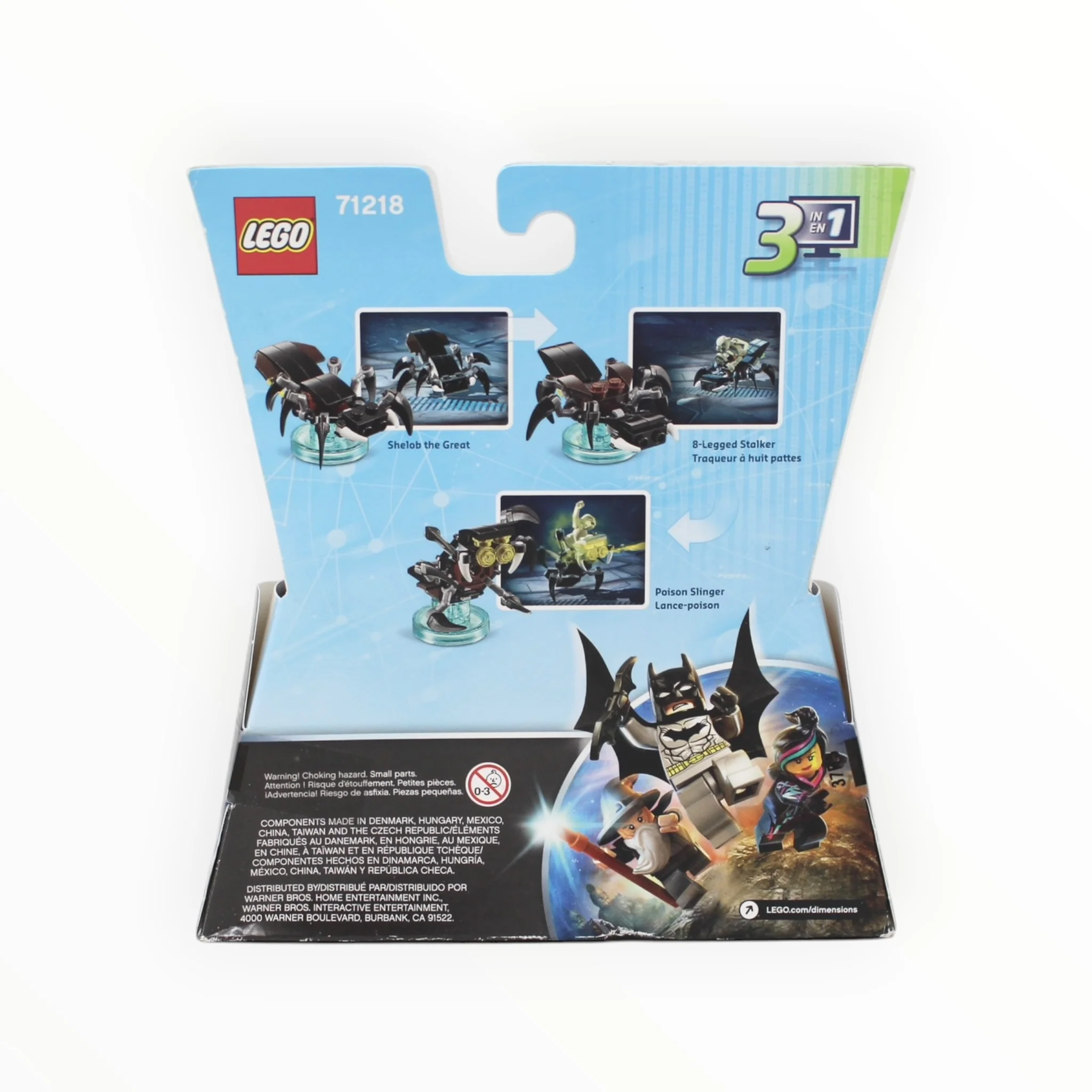 Retired Set 71218 Dimensions Fun Pack - The Lord of the Rings Gollum and Shelob the Great (slightly damaged box) - Image 2