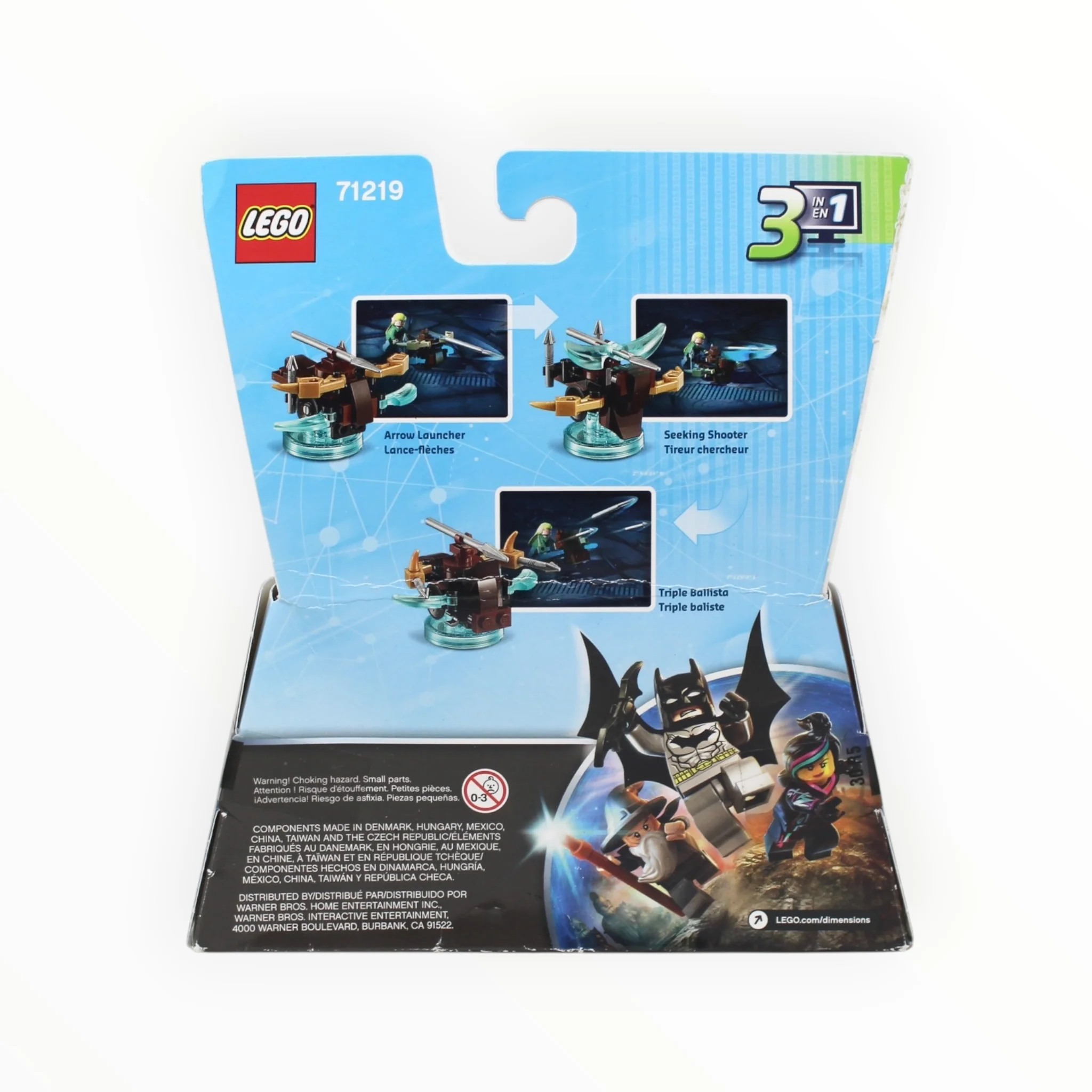 Retired Set 71219 Dimensions Fun Pack - The Lord of the Rings Legolas and Arrow Launcher (some box damage) - Image 2