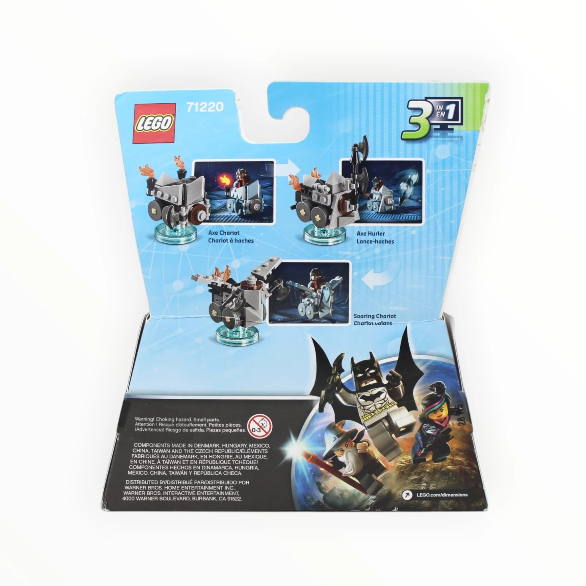 Retired Set 71220 Dimensions Fun Pack - The Lord of the Rings Gimli and Axe Chariot (some box damage) - Image 2