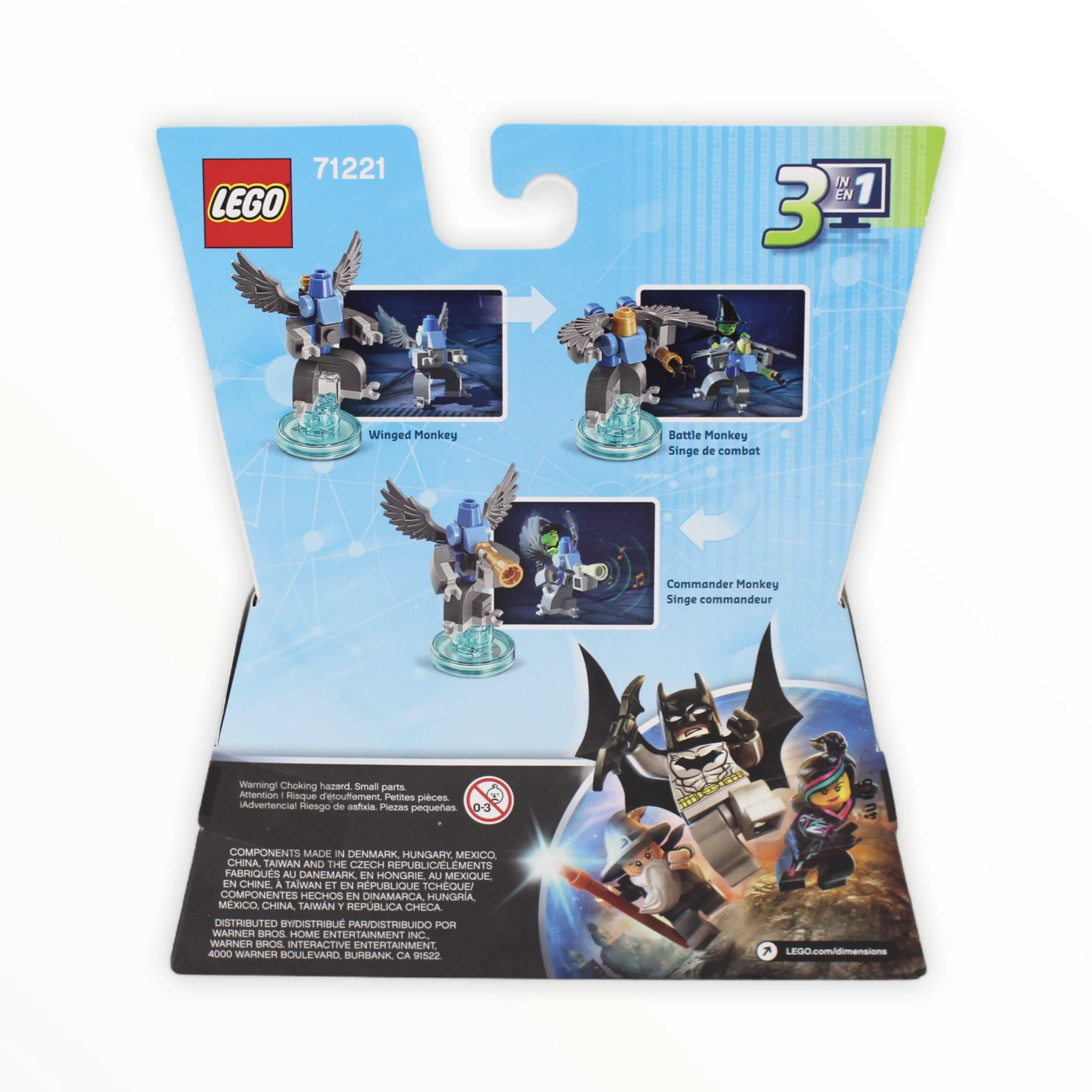 Retired Set 71221 Dimensions Fun Pack - The Wizard of Oz Wicked Witch and Winged Monkey - Image 2