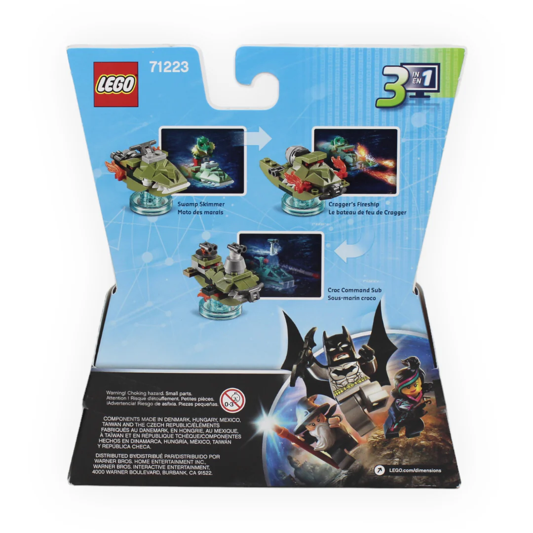 Retired Set 71223 Dimensions Fun Pack - Legends of Chima Cragger and Swamp Skimmer - Image 2