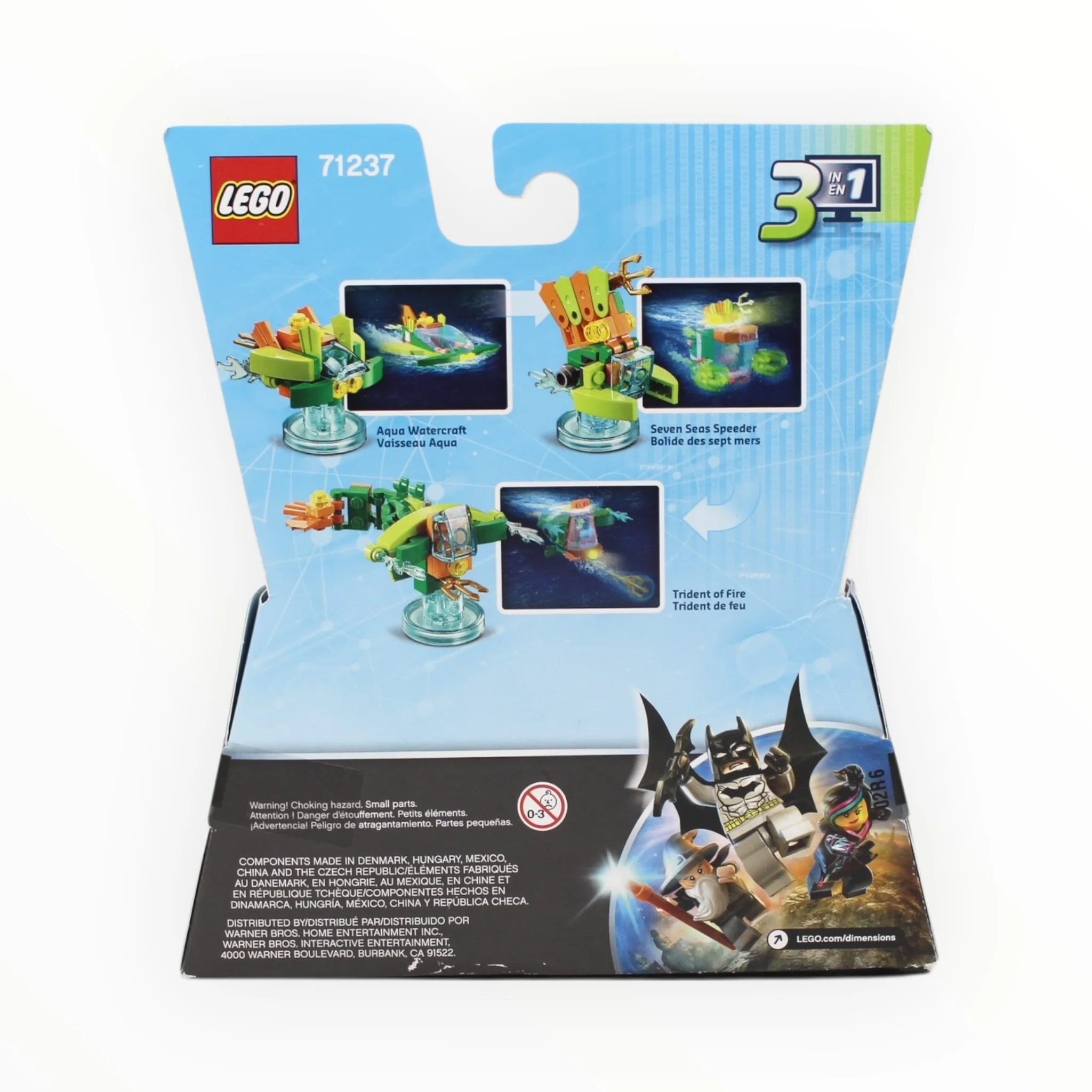 Retired Set 71237 Dimensions Fun Pack - Aquaman and Aqua Watercraft - Image 2