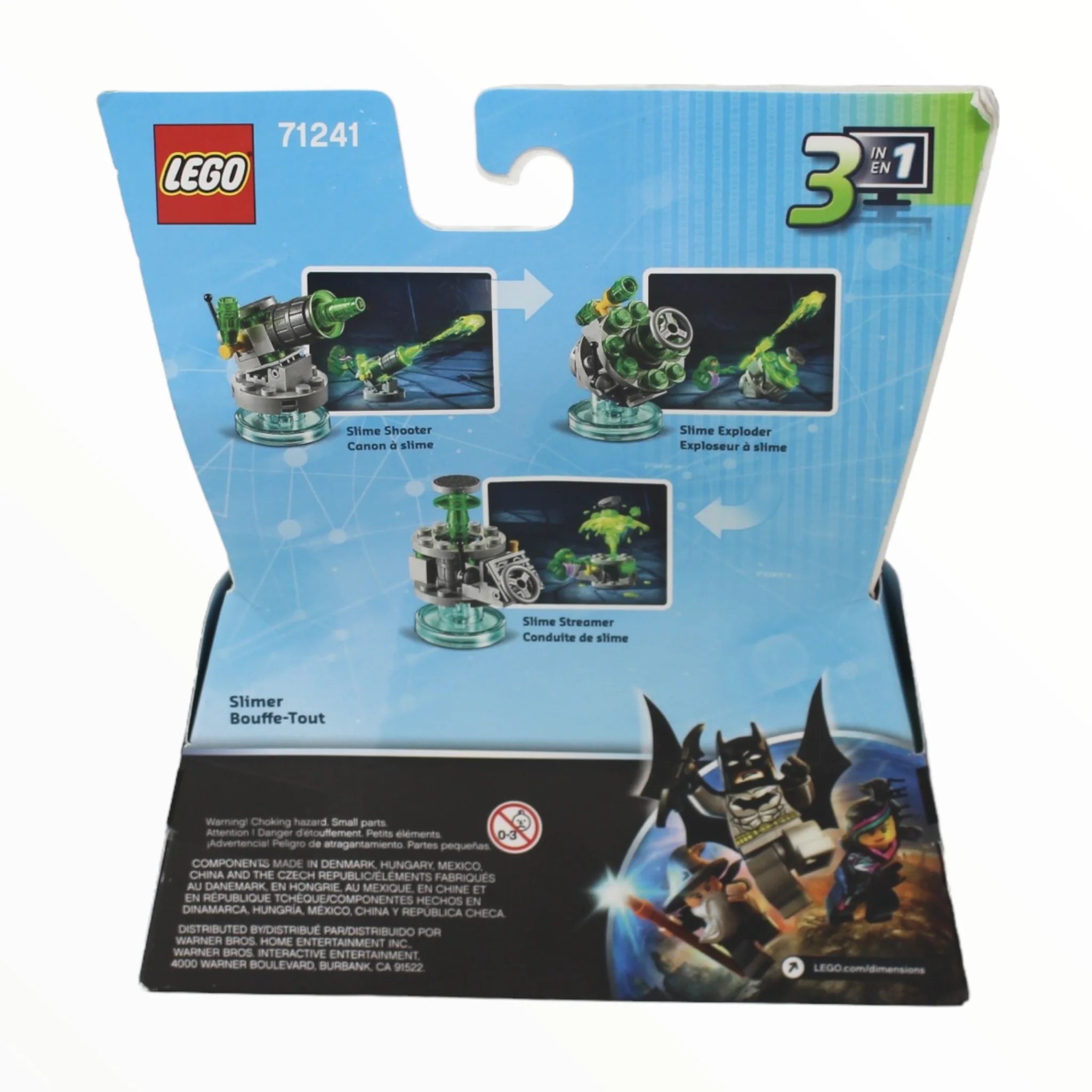 Retired Set 71241 Dimensions Fun Pack - Ghostbusters Slimer and Slime Shooter - Image 2