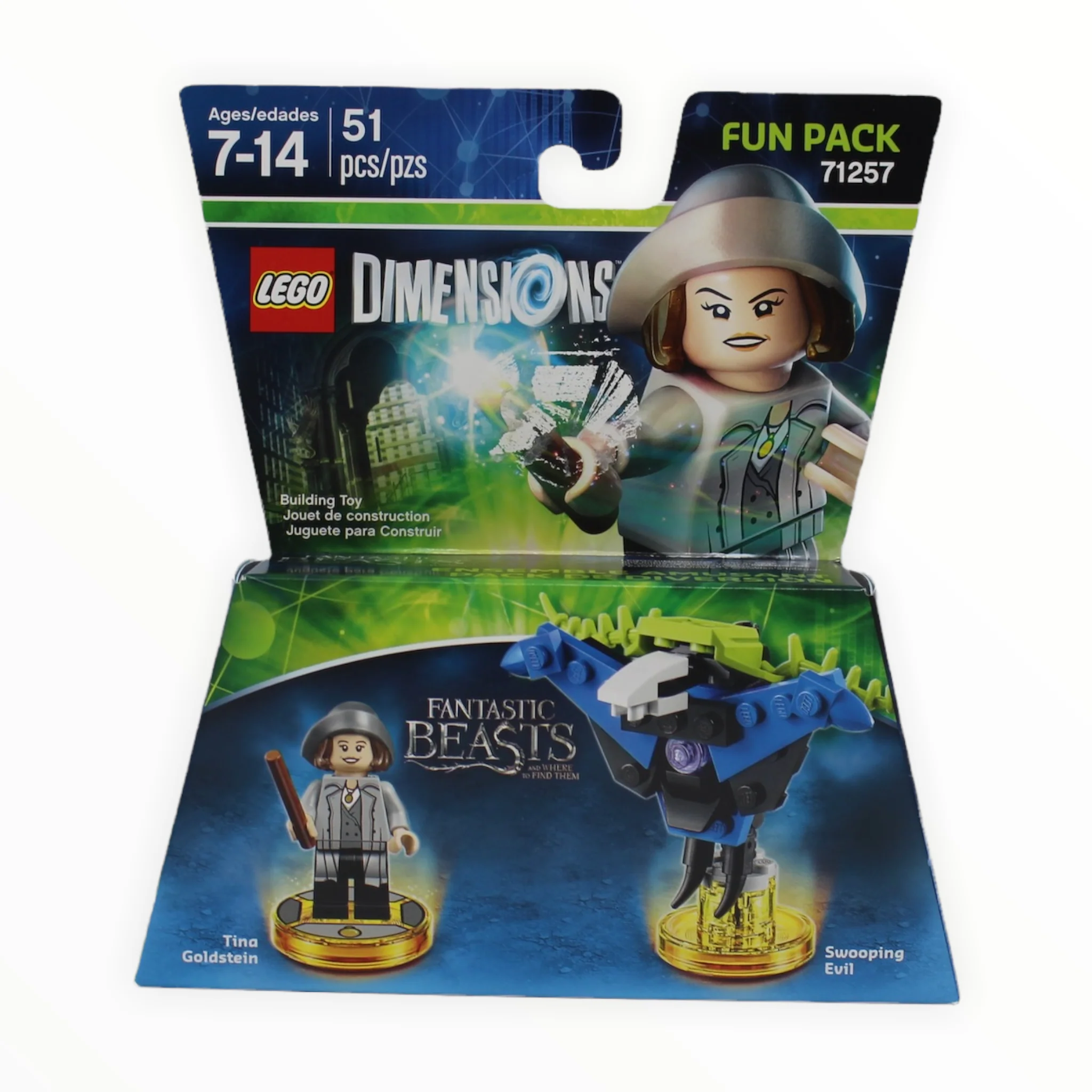 Retired Set 71257 Dimensions Fun Pack - Fantastic Beasts and Where to Find Them Tina Goldstein and Swooping Evil