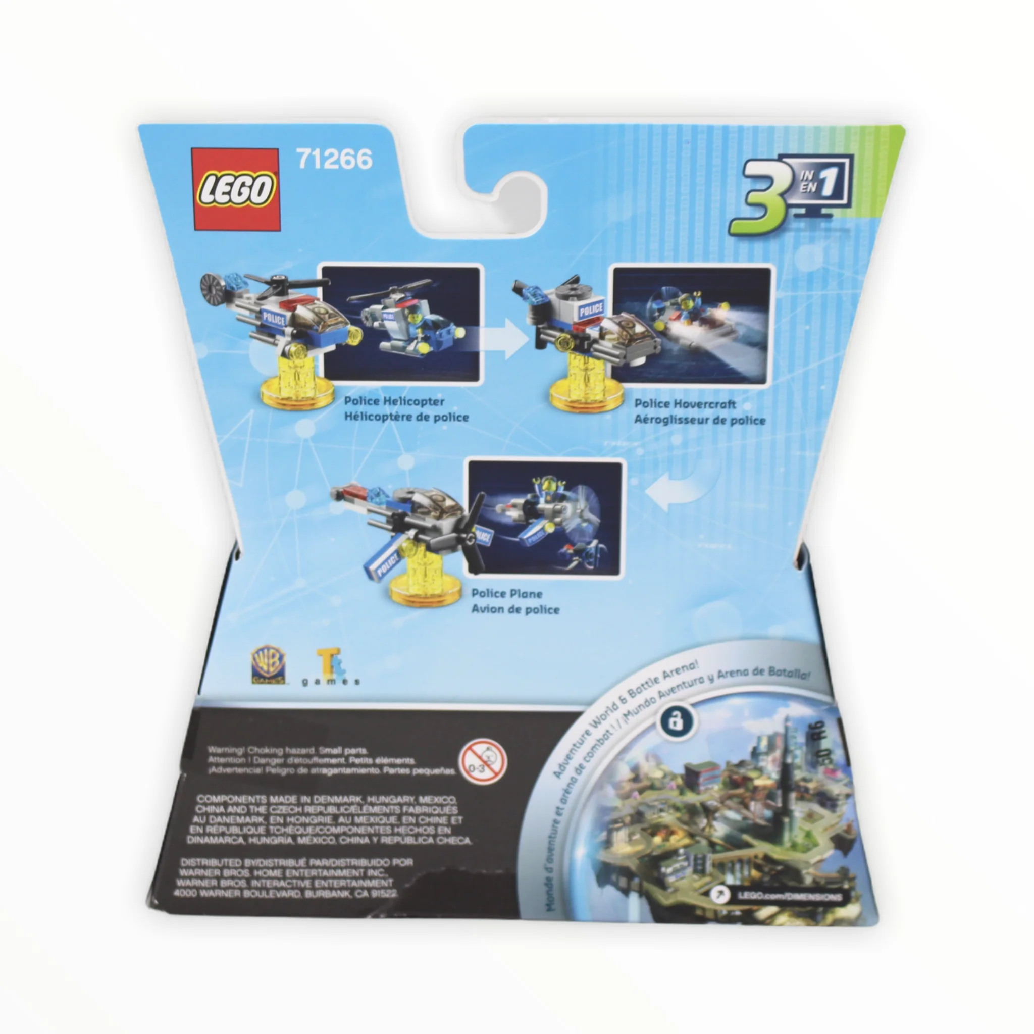 Retired Set 71266 LEGO Dimensions Fun Pack - Chase McCain and Police Helicopter - Image 2
