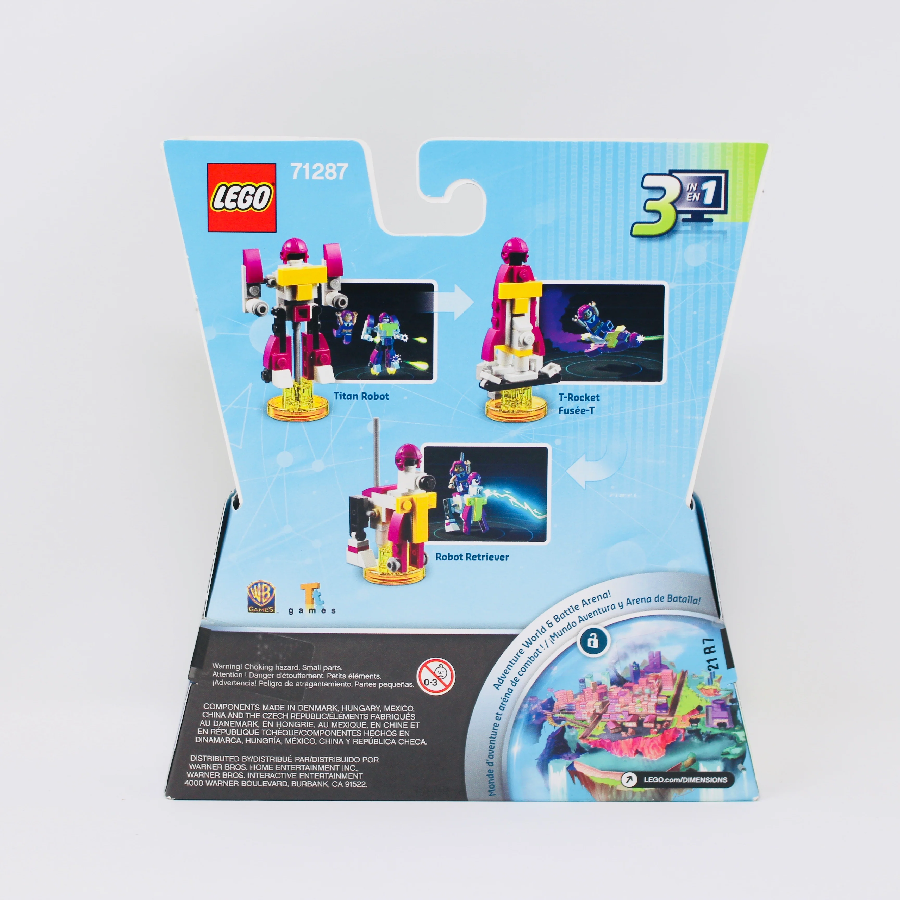 Retired Set 71287 Dimensions Teen Titans Go! Starfire and Titan Robot - Image 2