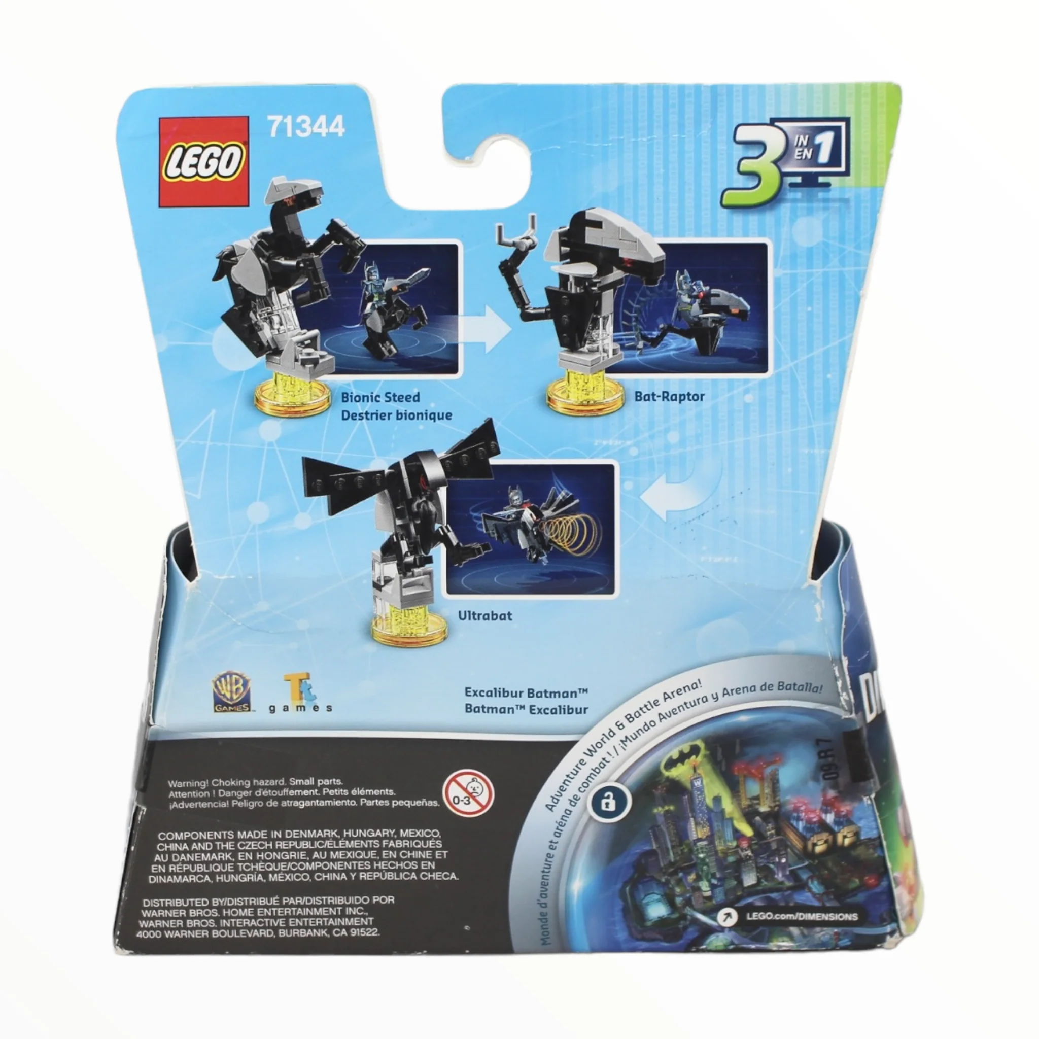 Retired Set 71344 Dimensions Fun Pack - The LEGO Batman Movie Excalibur Batman and Bionic Steed - Image 2