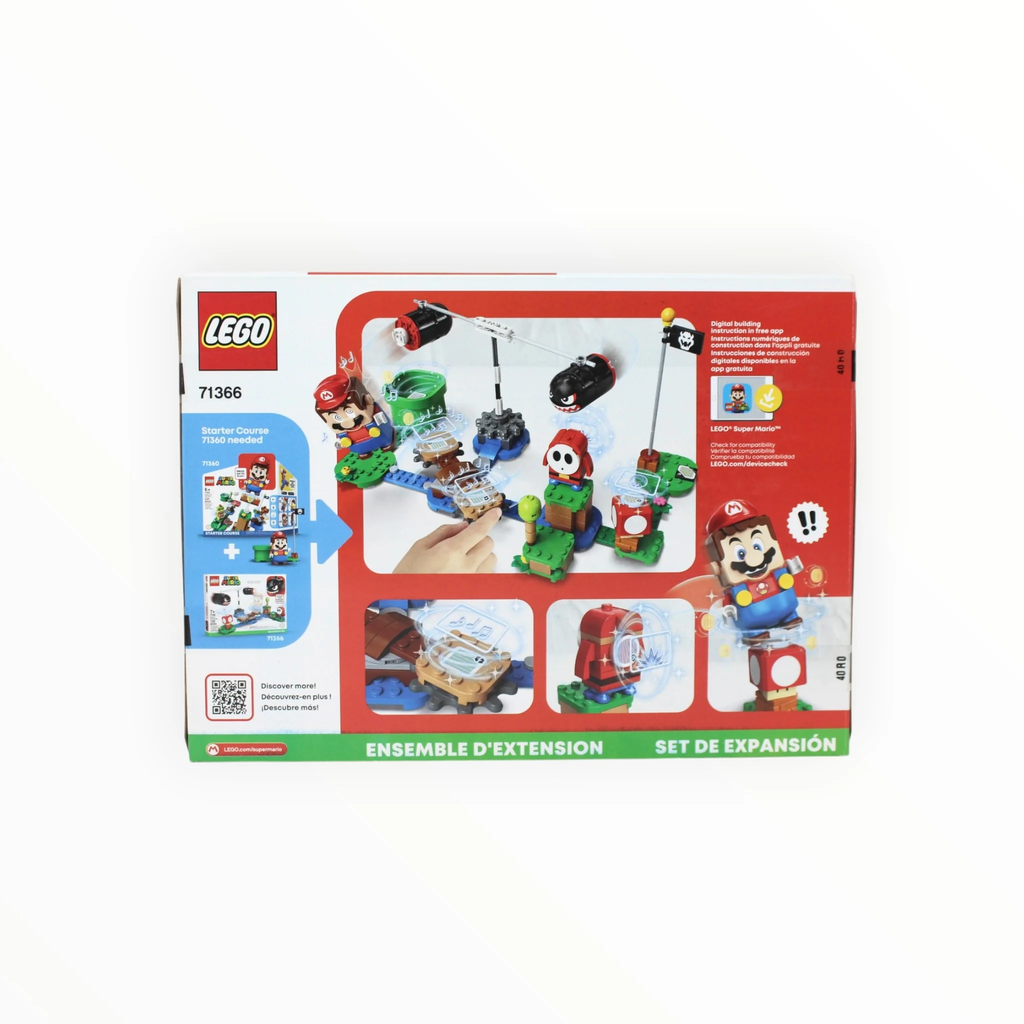 Retired Set 71366 Super Mario Boomer Bill Barrage (slight box damage) - Image 2