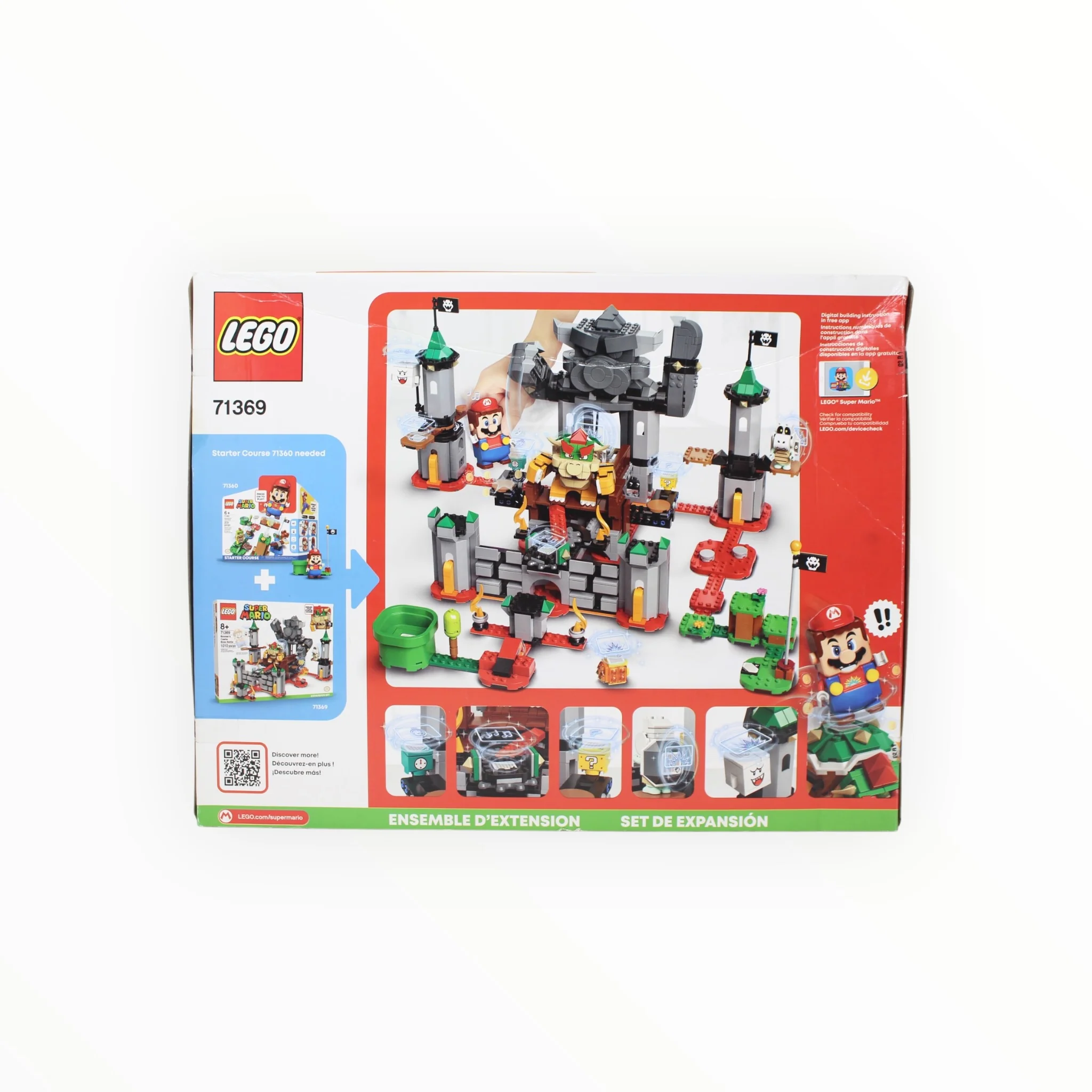 Retired Set 71369 Super Mario Bowser’s Castle Boss Battle Expansion Set (damaged box) - Image 2