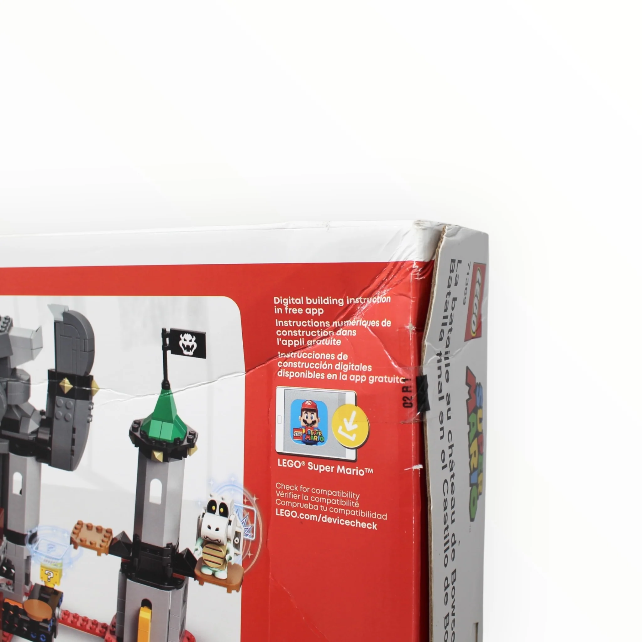 Retired Set 71369 Super Mario Bowser’s Castle Boss Battle Expansion Set (damaged box) - Image 3