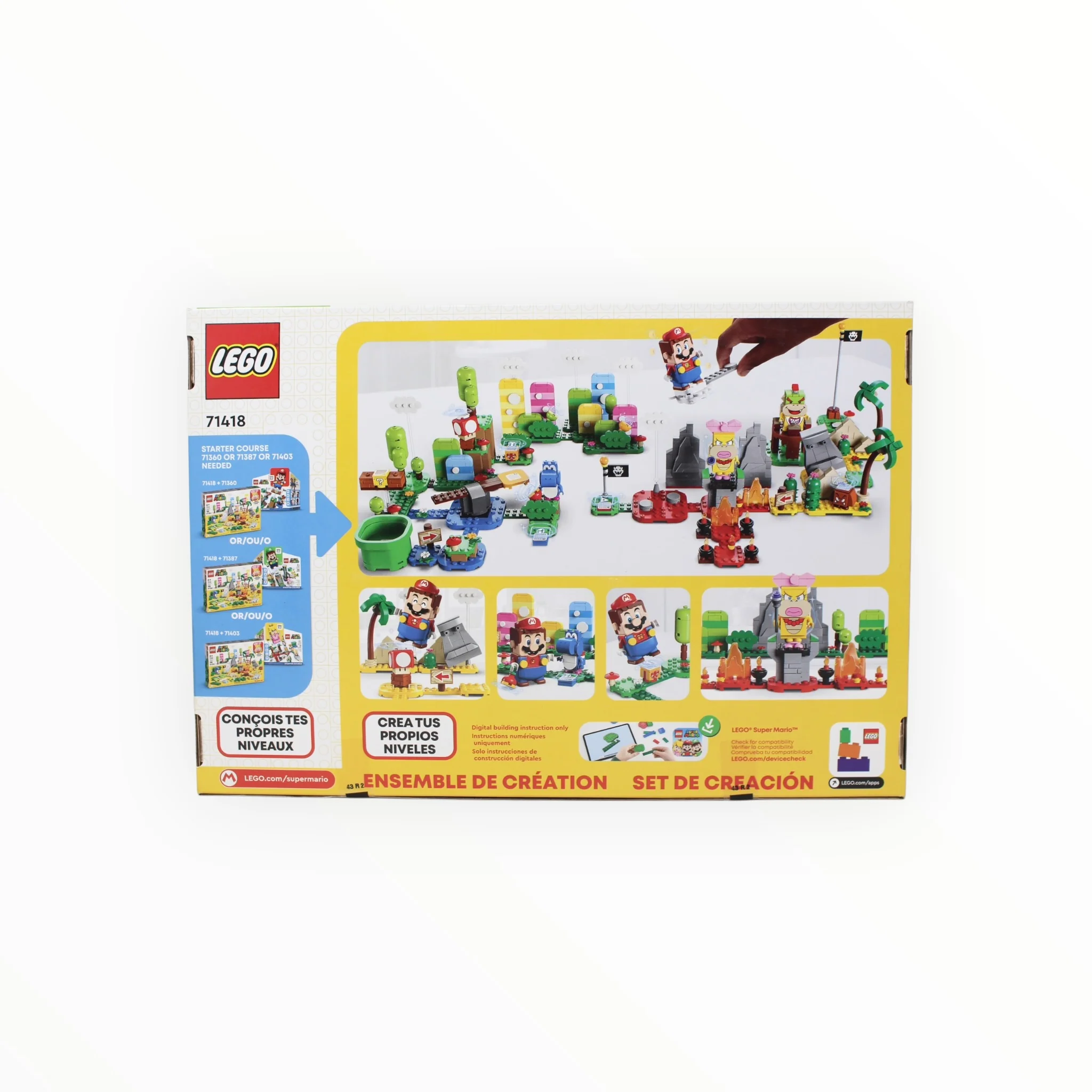 Retired Set 71418 Super Mario Creativity Toolbox - Maker Set - Image 2