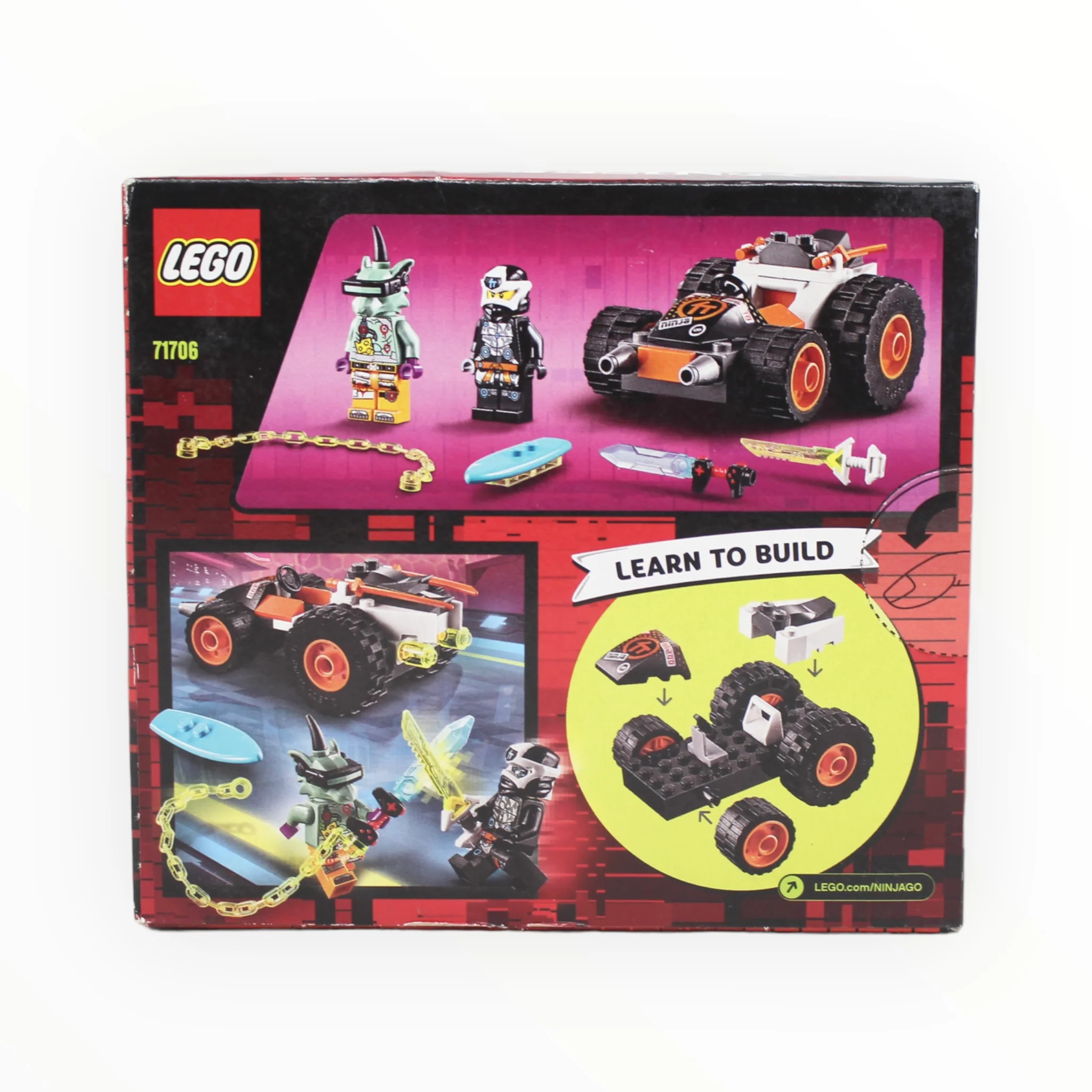 Retired Set 71706 Ninjago Cole’s Speeder Car - Image 2