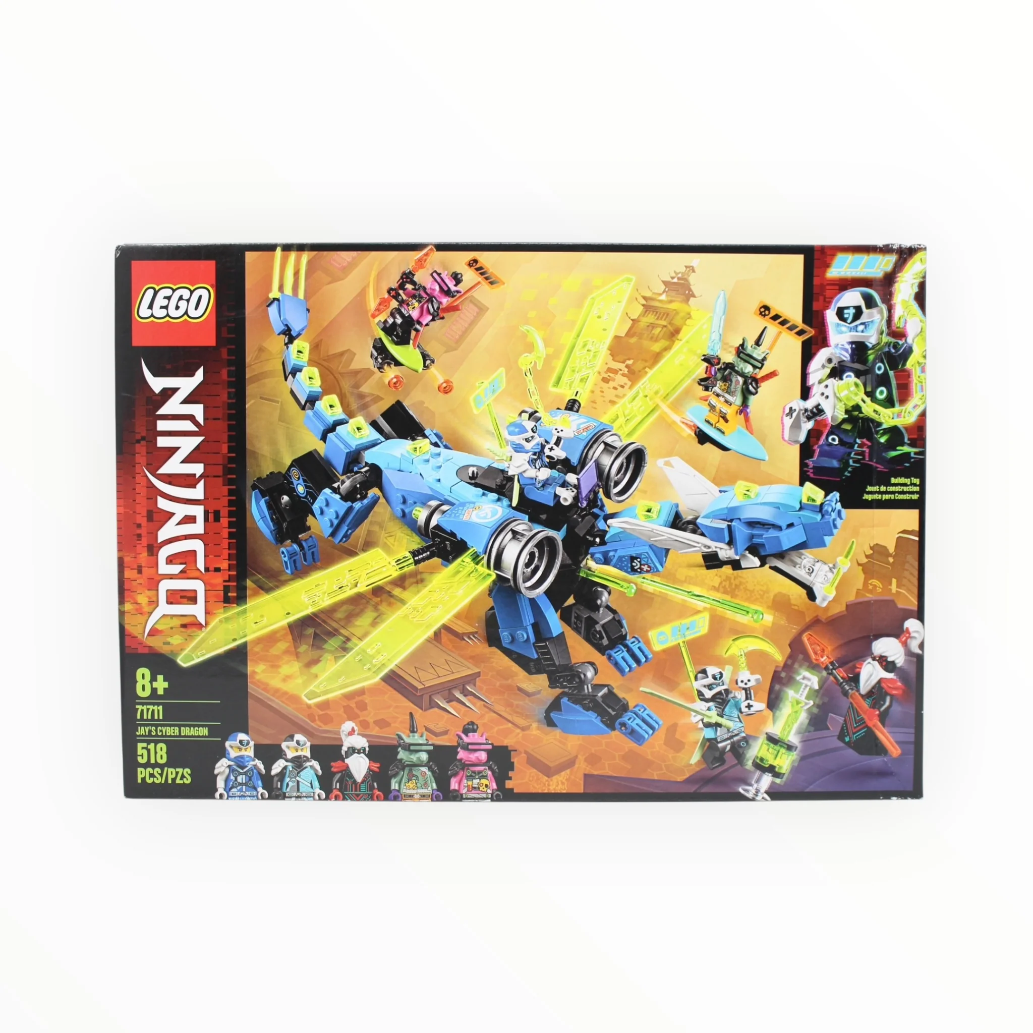 Retired Set 71711 Ninjago Jay’s Cyber Dragon (damaged box)