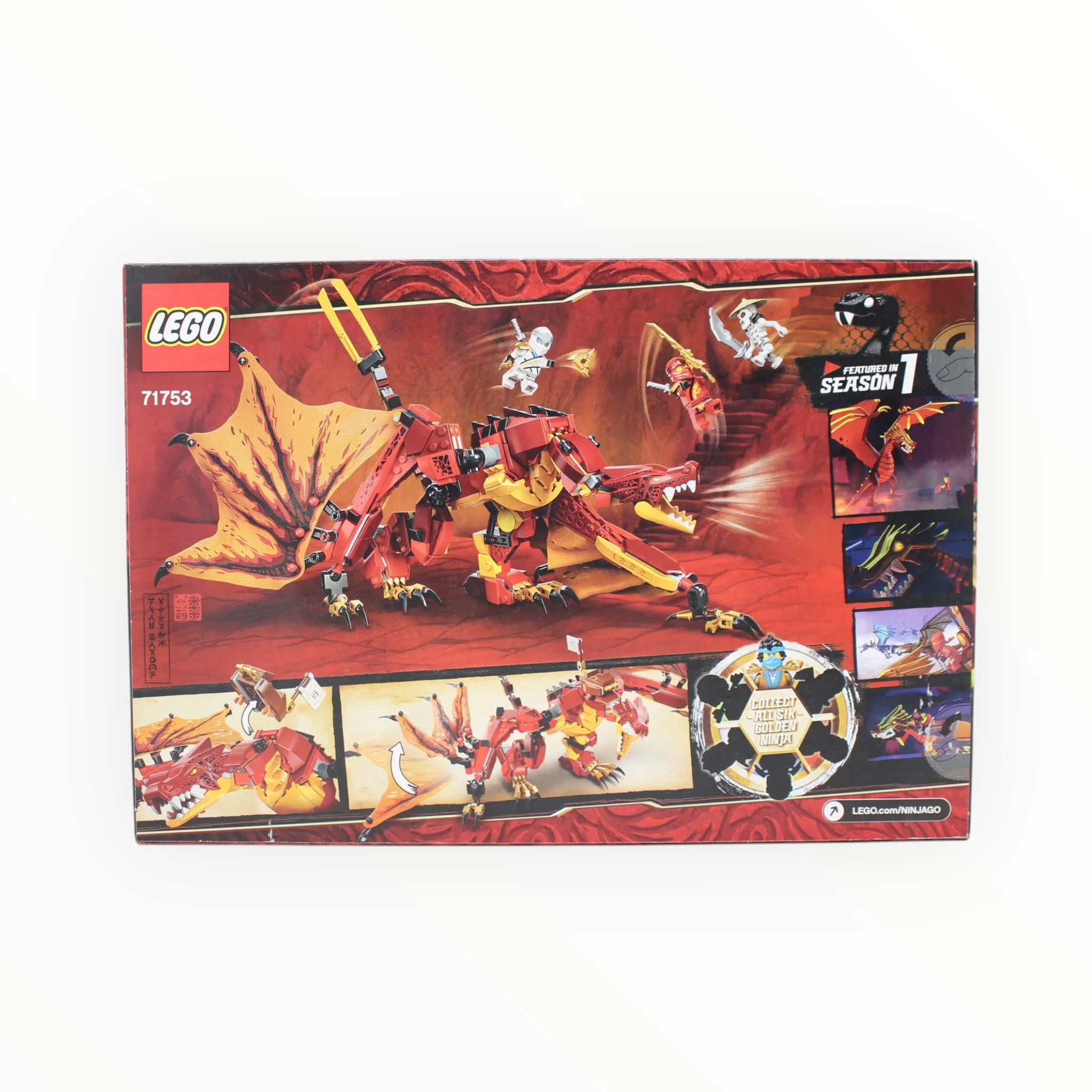 Retired Set 71753 Ninjago Fire Dragon Attack - Image 2