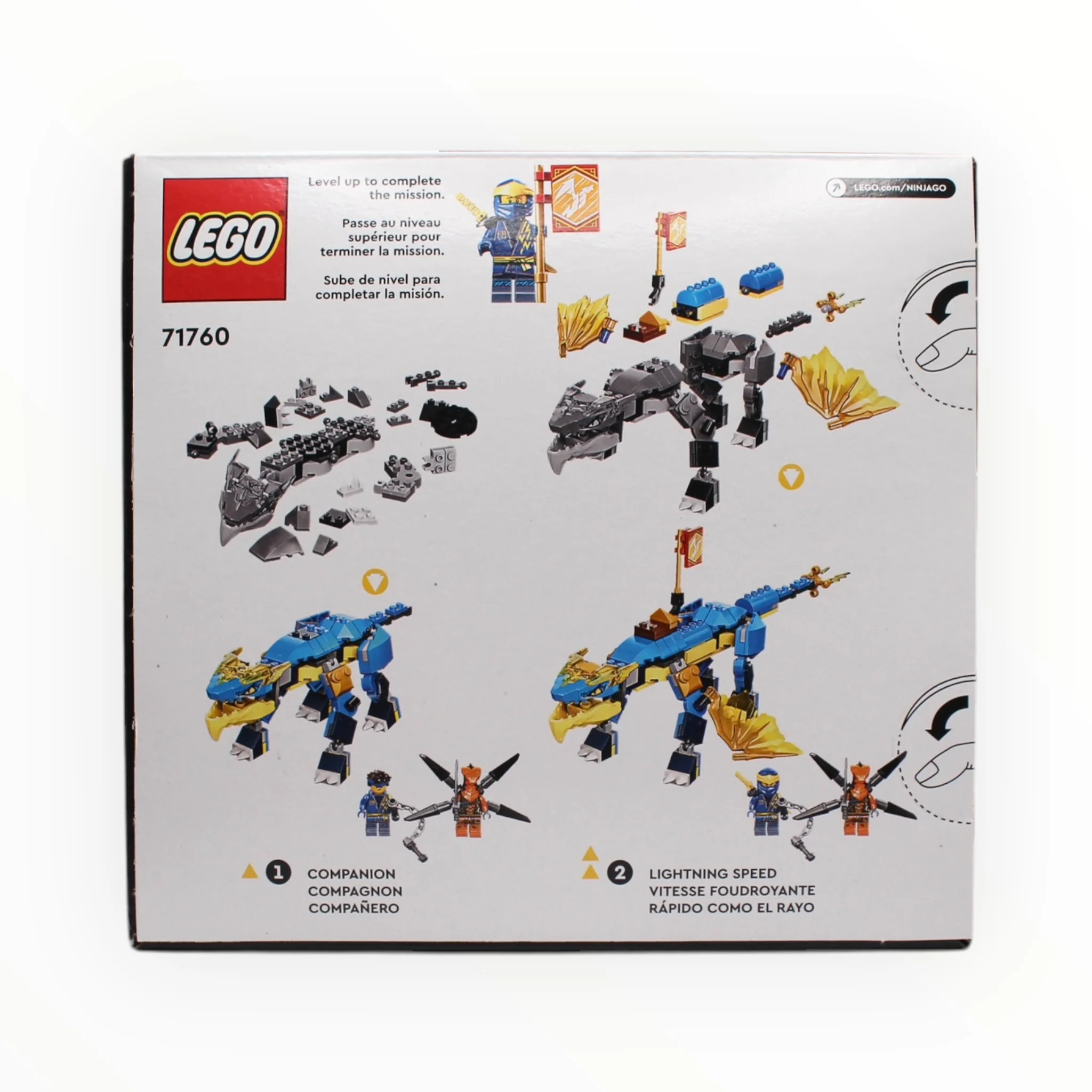 Retired Set 71760 Ninjago Jay’s Thunder Dragon EVO - Image 2