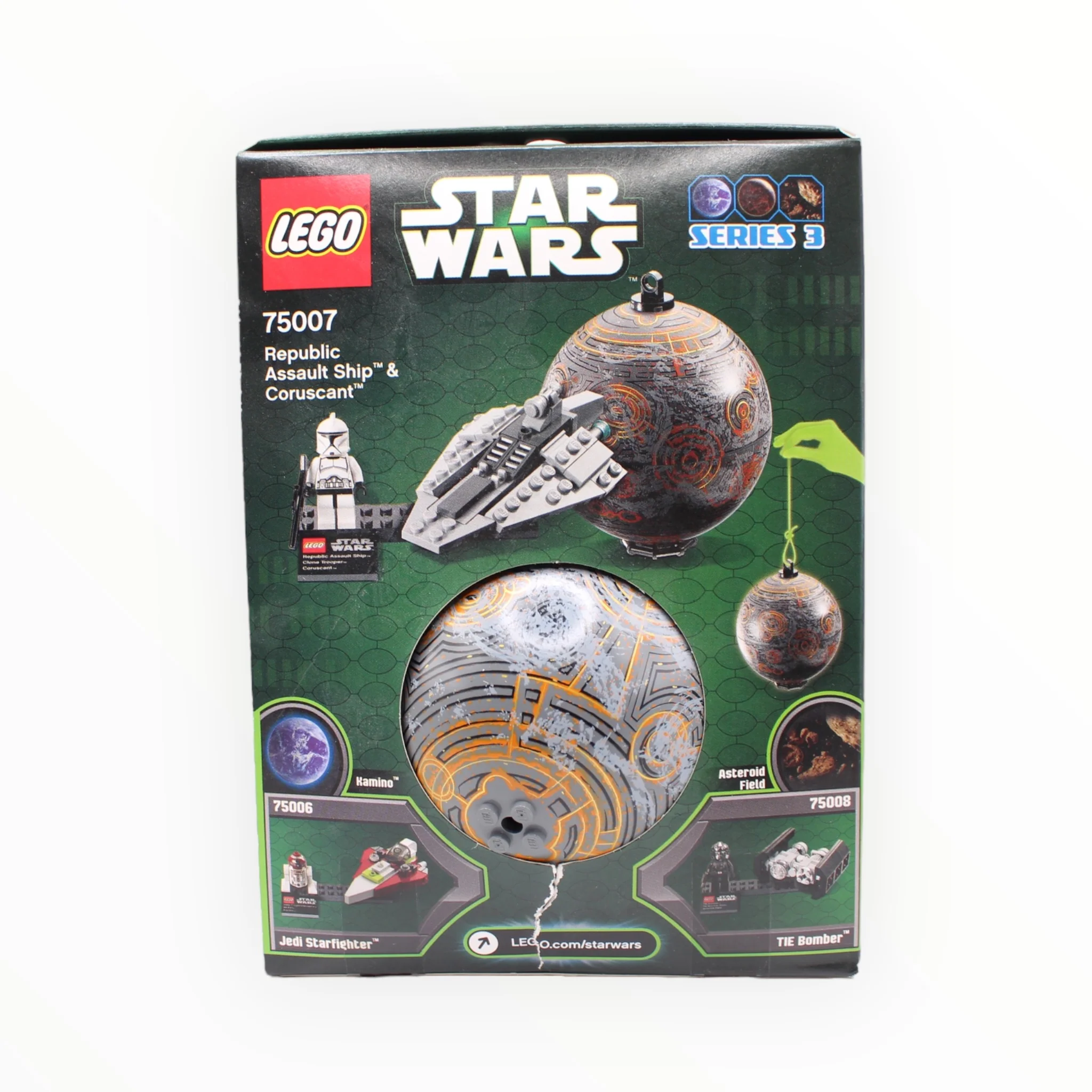 Retired Set 75007 Star Wars Republic Assault Ship & Coruscant (damaged box) - Image 2