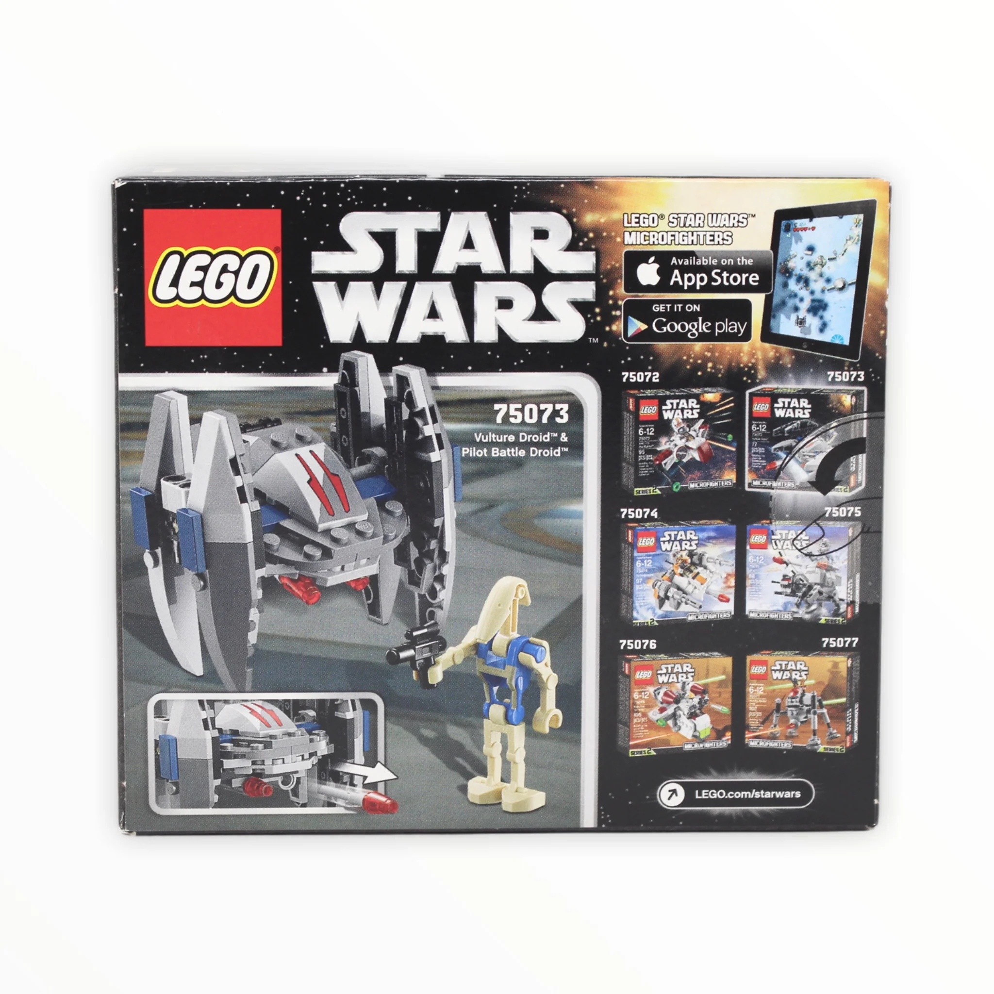 Retired Set 75073 Star Wars Vulture Droid Microfighter - Image 2