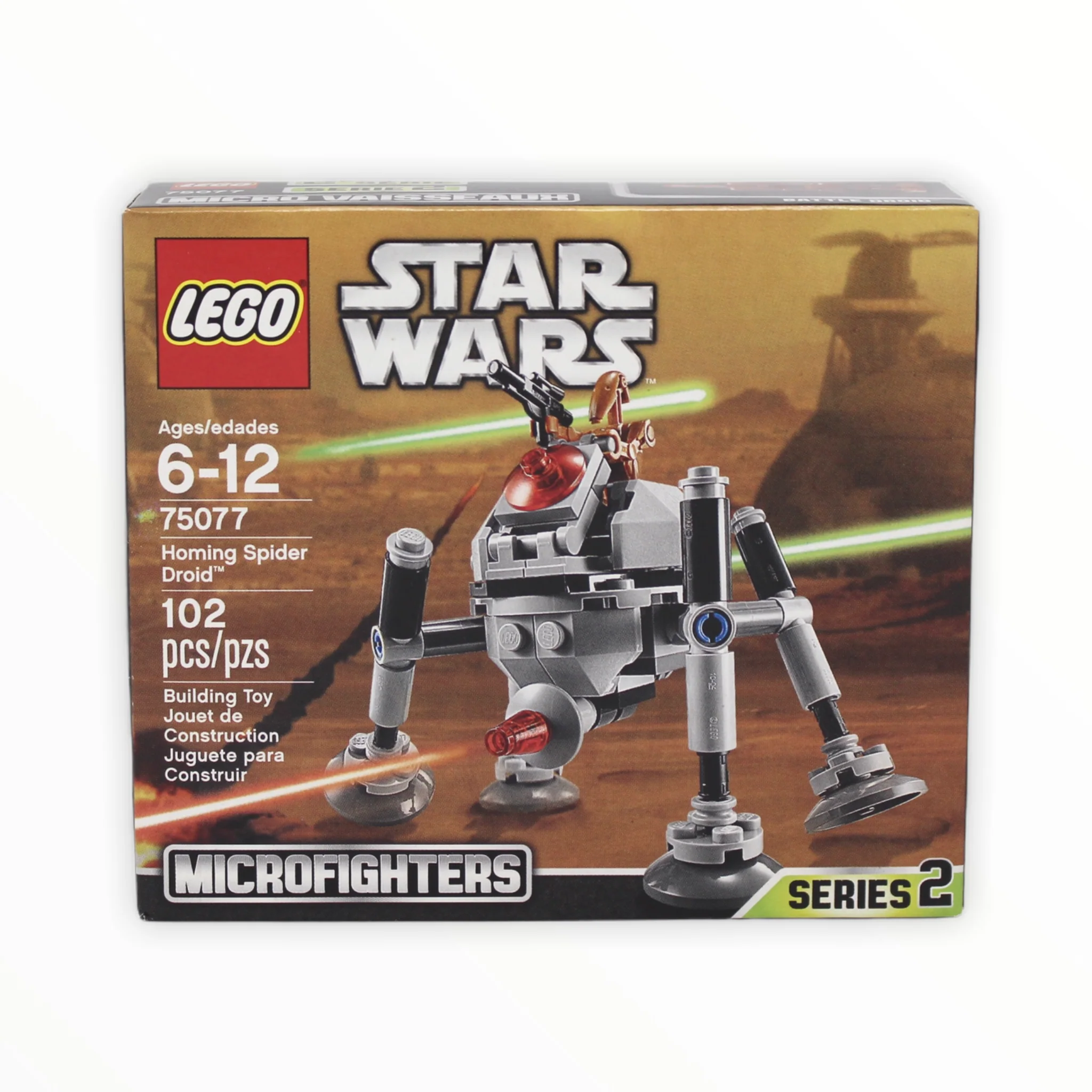 Retired Set 75077 Star Wars Homing Spider Droid Microfighter