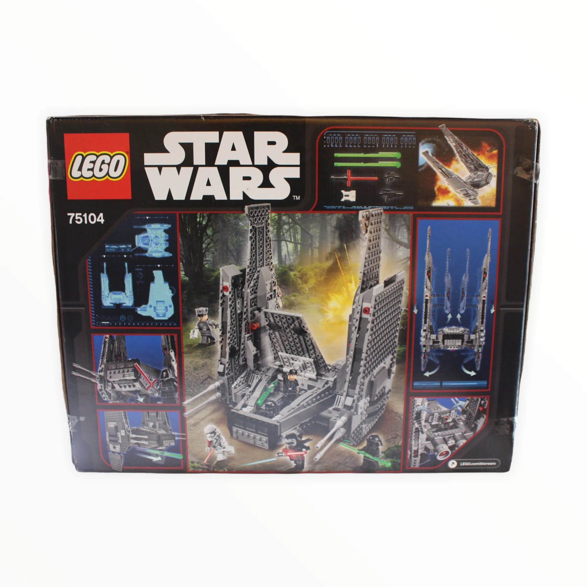 Retired Set 75104 Star Wars Kylo Ren’s Command Shuttle - Image 2