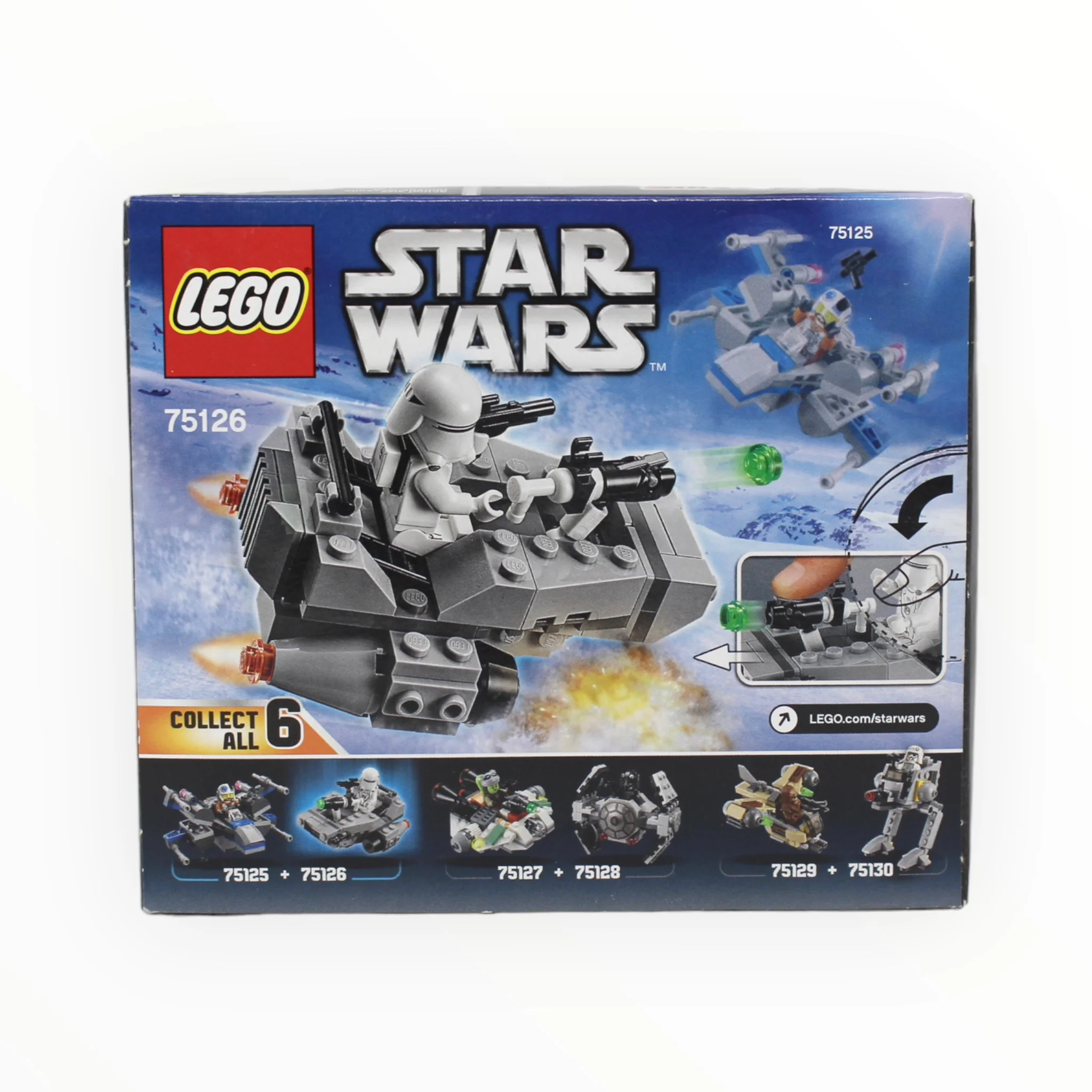 Retired Set 75126 Star Wars First Order Snowspeeder Microfighter - Image 2