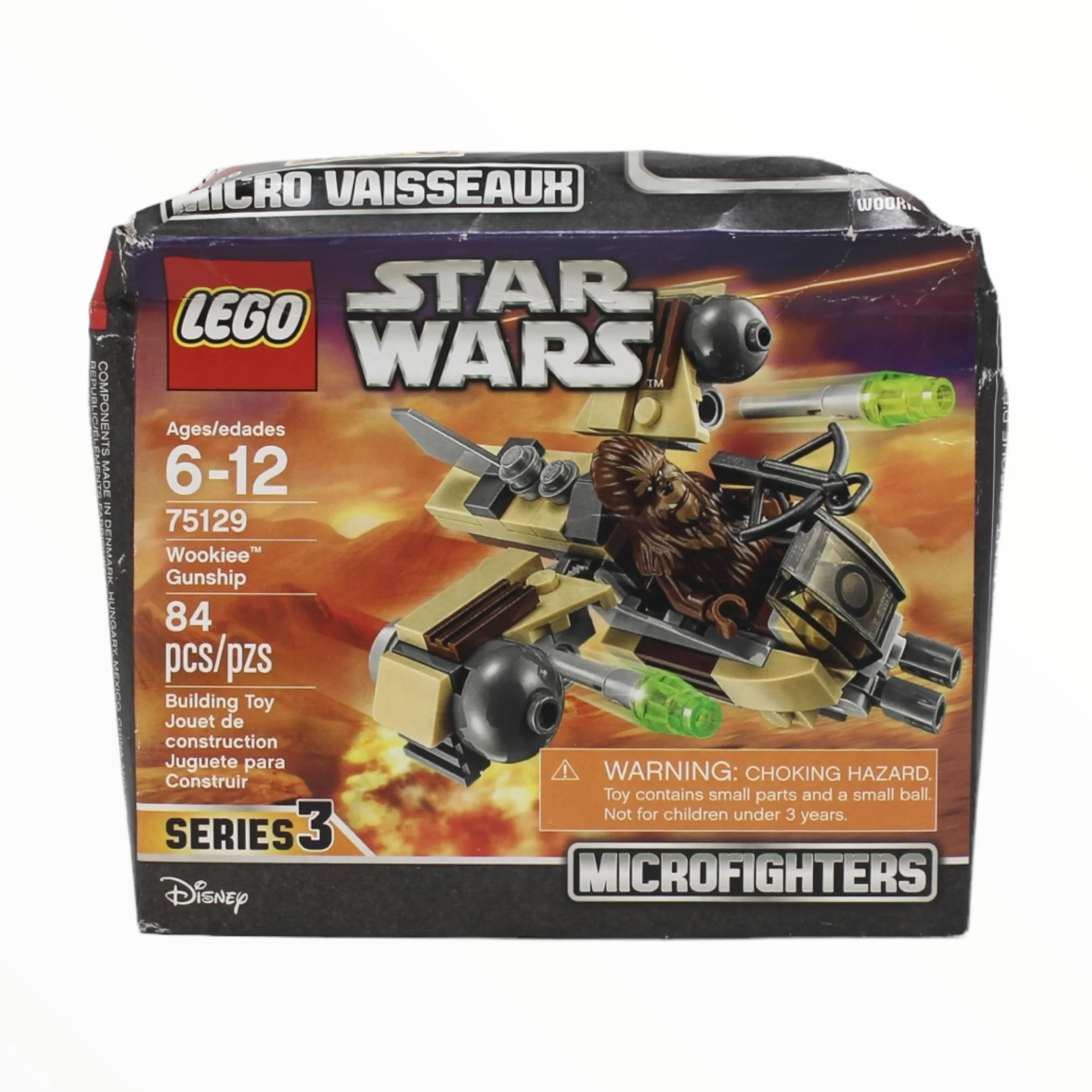 Retired Set 75129 Star Wars Wookiee Gunship Microfighter (damaged box)