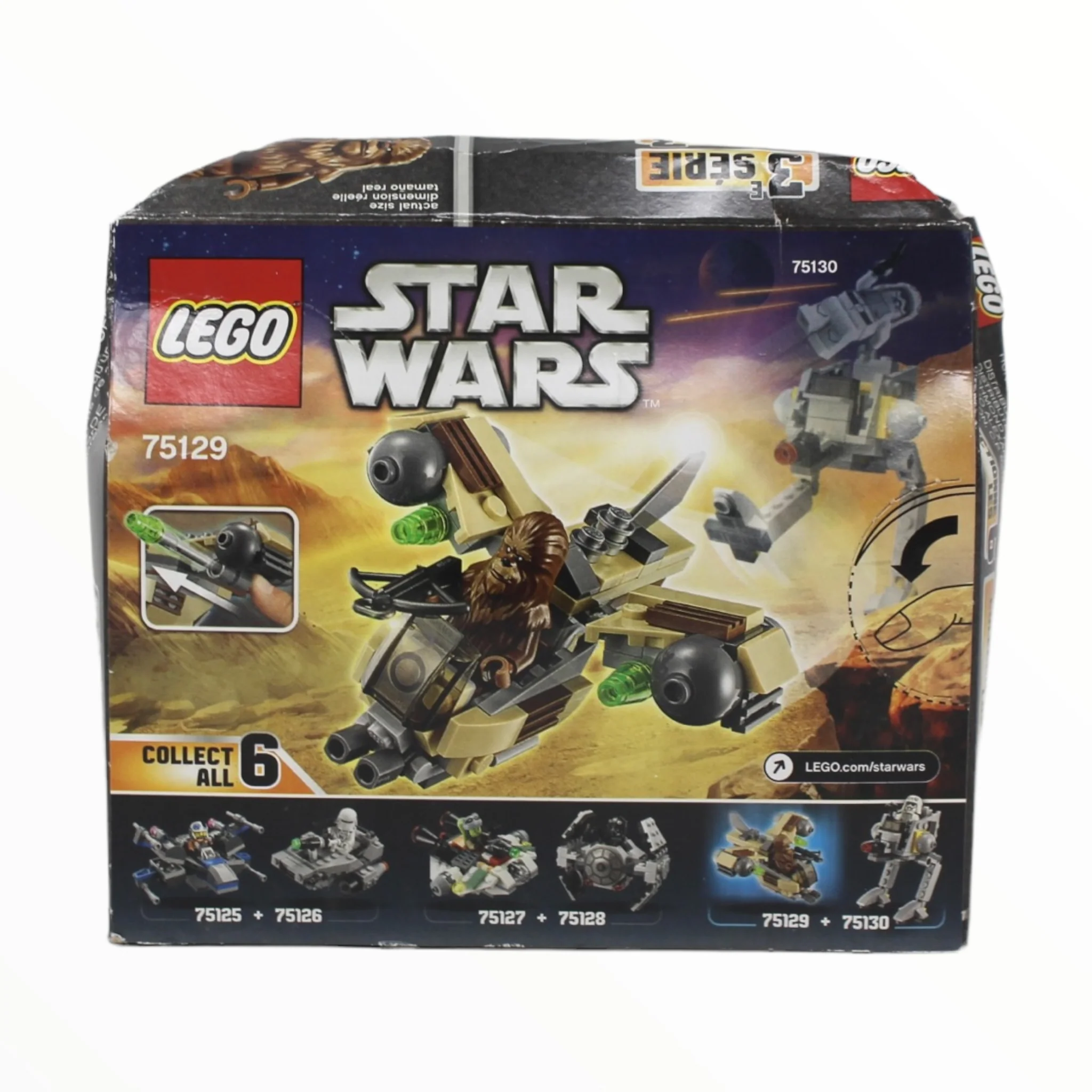 Retired Set 75129 Star Wars Wookiee Gunship Microfighter (damaged box) - Image 2