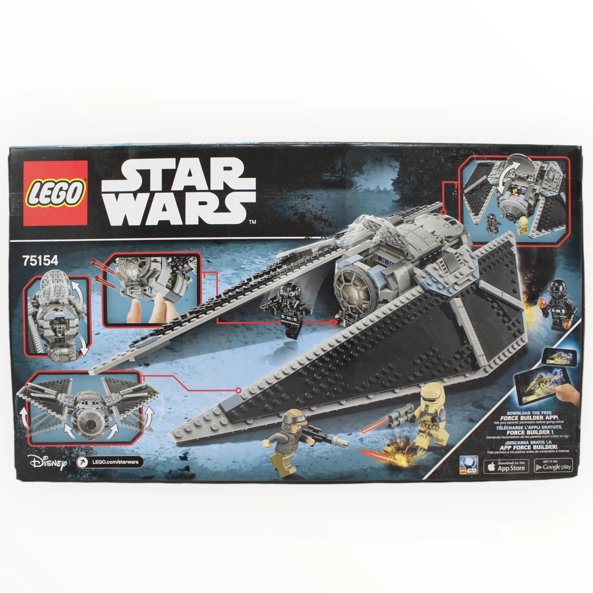 Retired Set 75154 Star Wars TIE Striker (damaged box) - Image 2