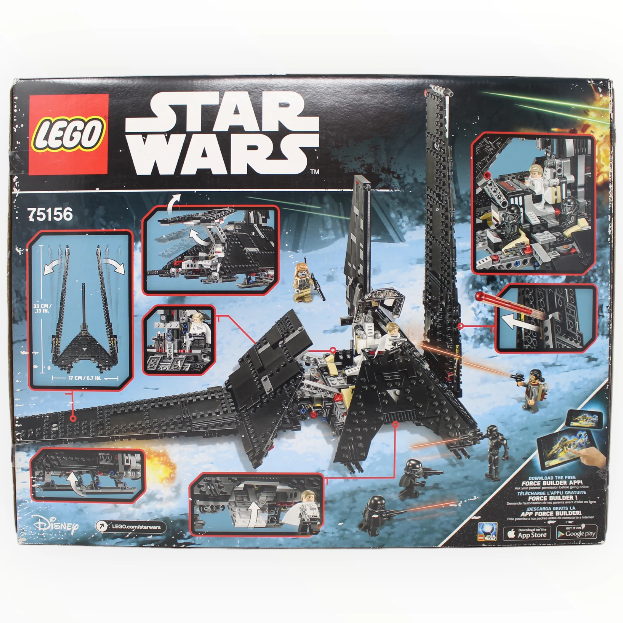 Retired Set 75156 Star Wars Krennic’s Imperial Shuttle - Image 2
