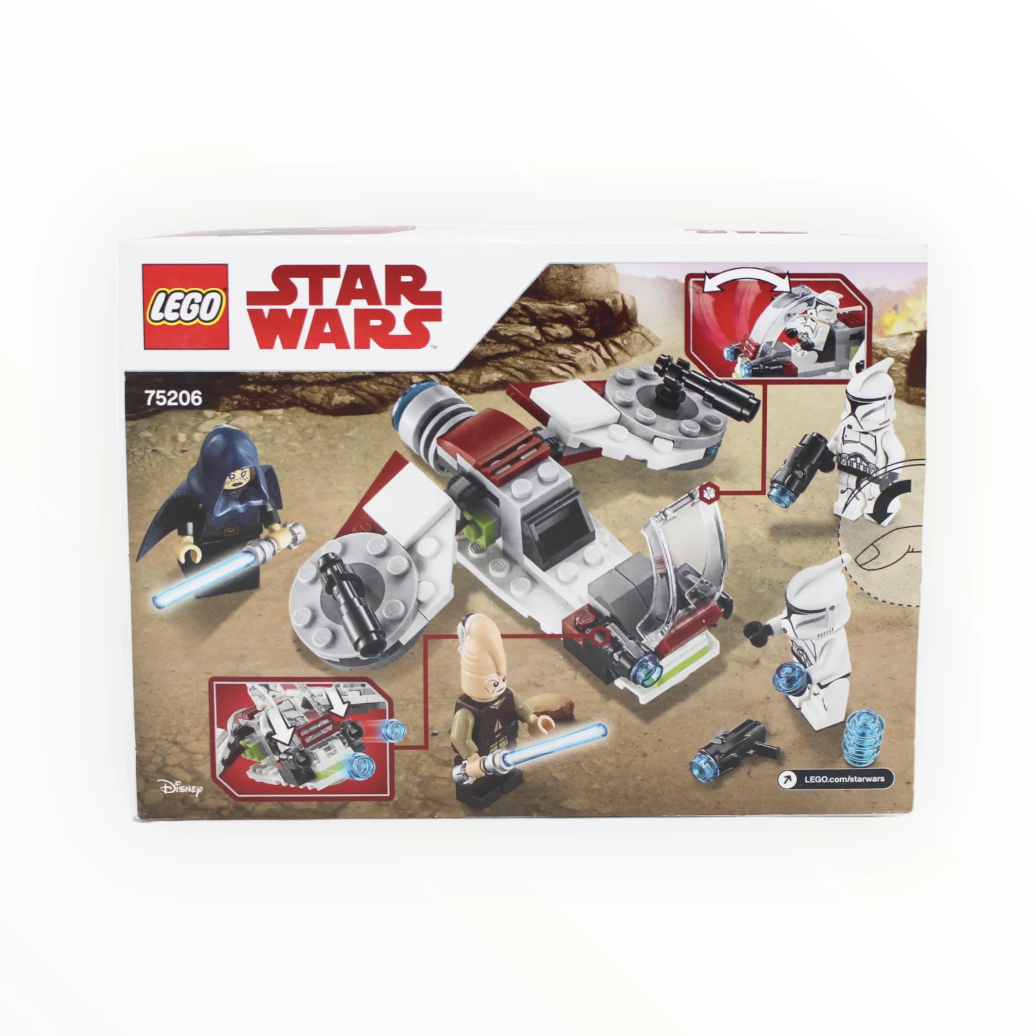Retired Set 75206 Star Wars Jedi and Clone Troopers Battle Pack - Image 2