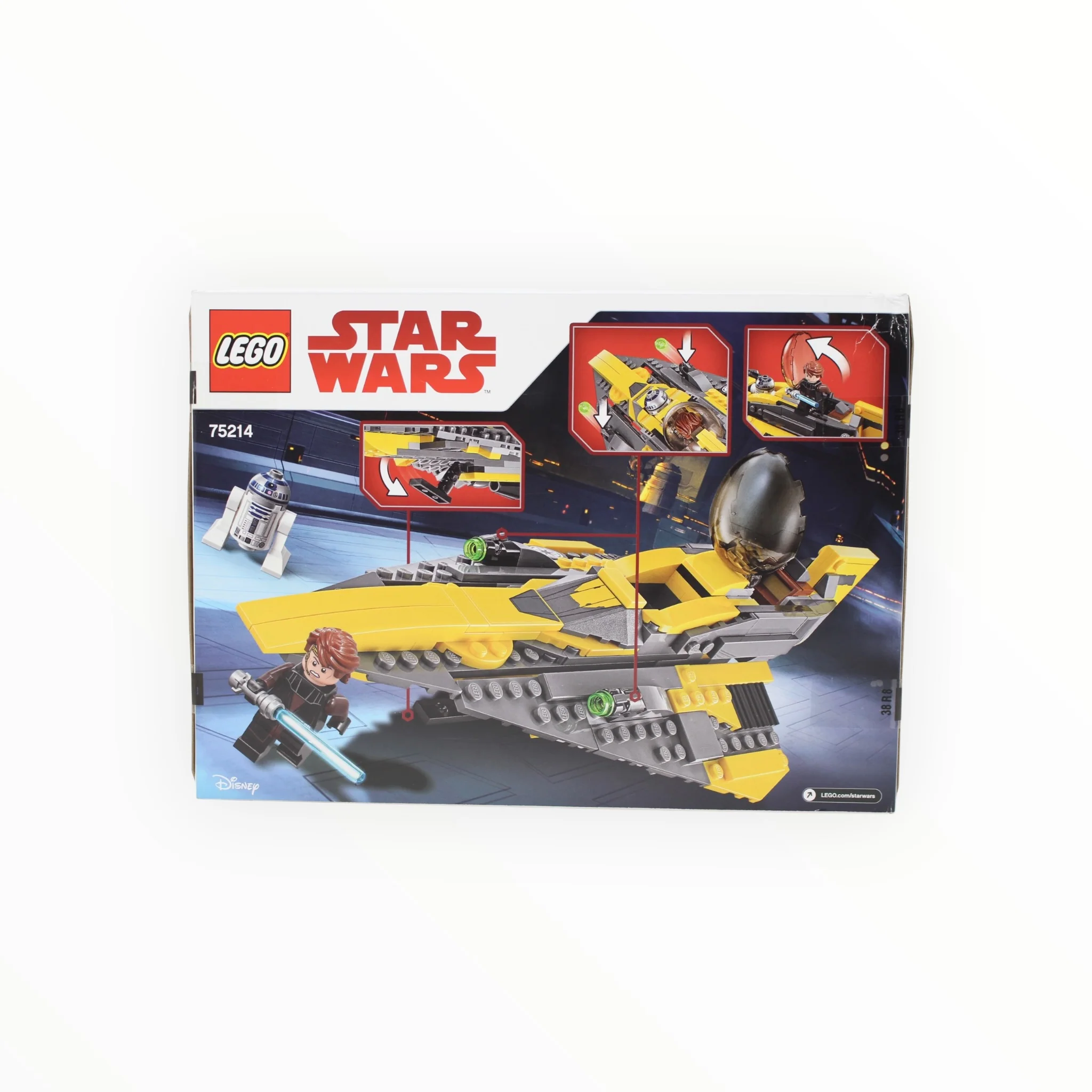 Retired Set 75214 Star Wars Anakin’s Jedi Starfighter (slight box damage) - Image 2