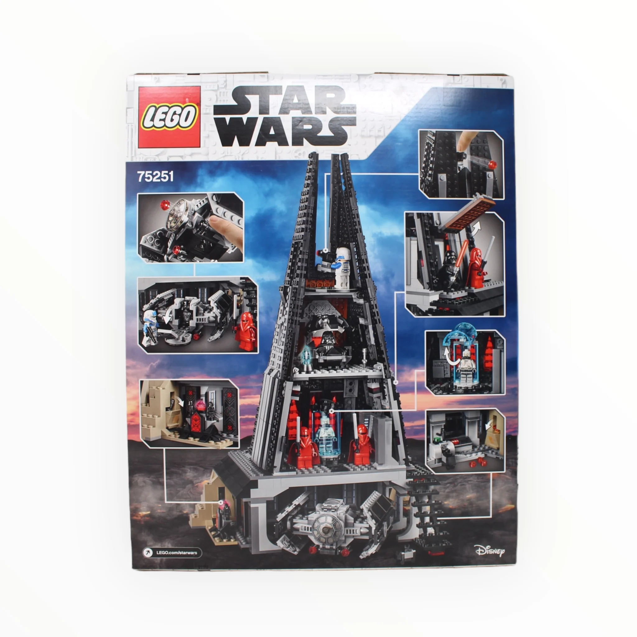 Retired Set 75251 Star Wars Darth Vader’s Castle - Image 2