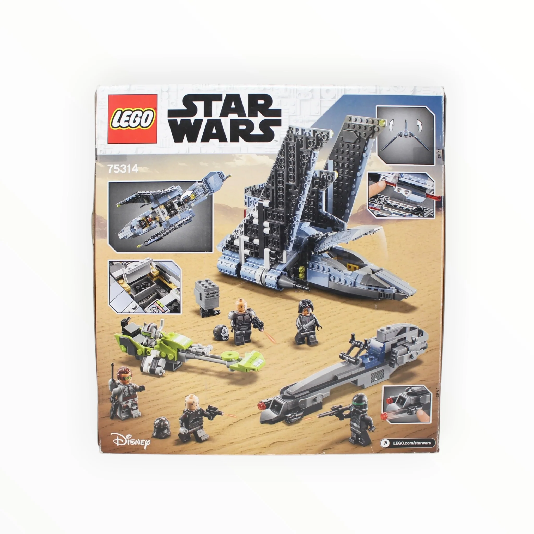 Retired Set 75314 Star Wars The Bad Batch Attack Shuttle (slight box damage) - Image 2