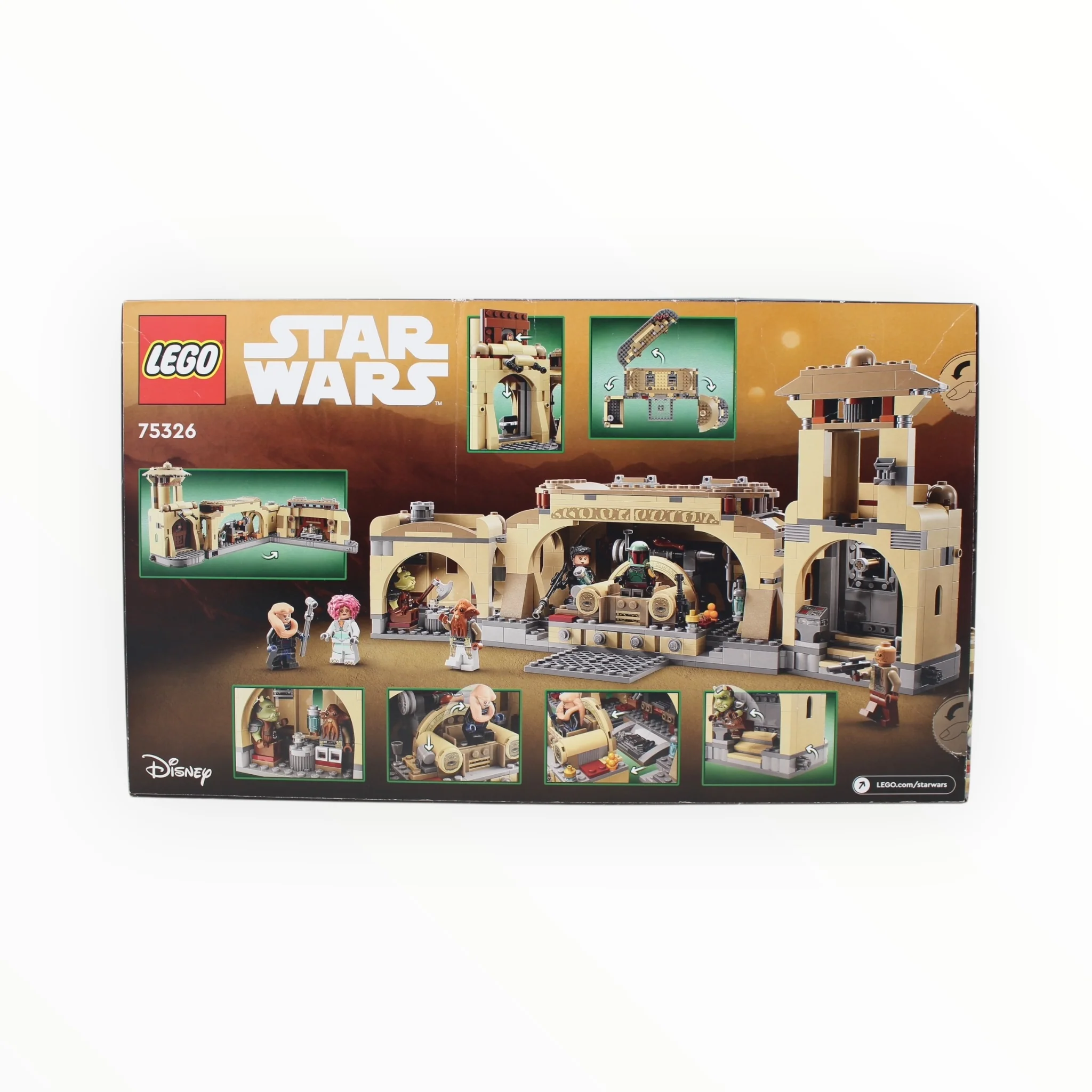 Retired Set 75326 Star Wars Boba Fett’s Throne Room (damaged box) - Image 2