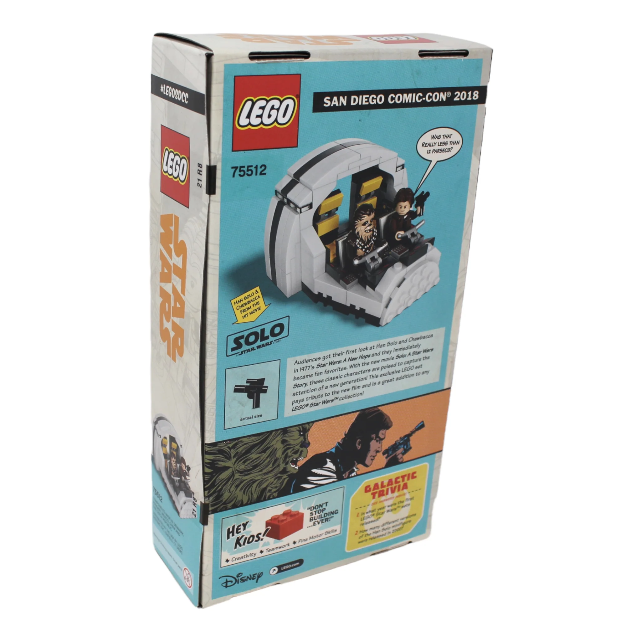 Retired Set 75512 Star Wars Millennium Falcon Cockpit - San Diego Comic-Con 2018 Exclusive (No. 1153 of 3000) - Image 2