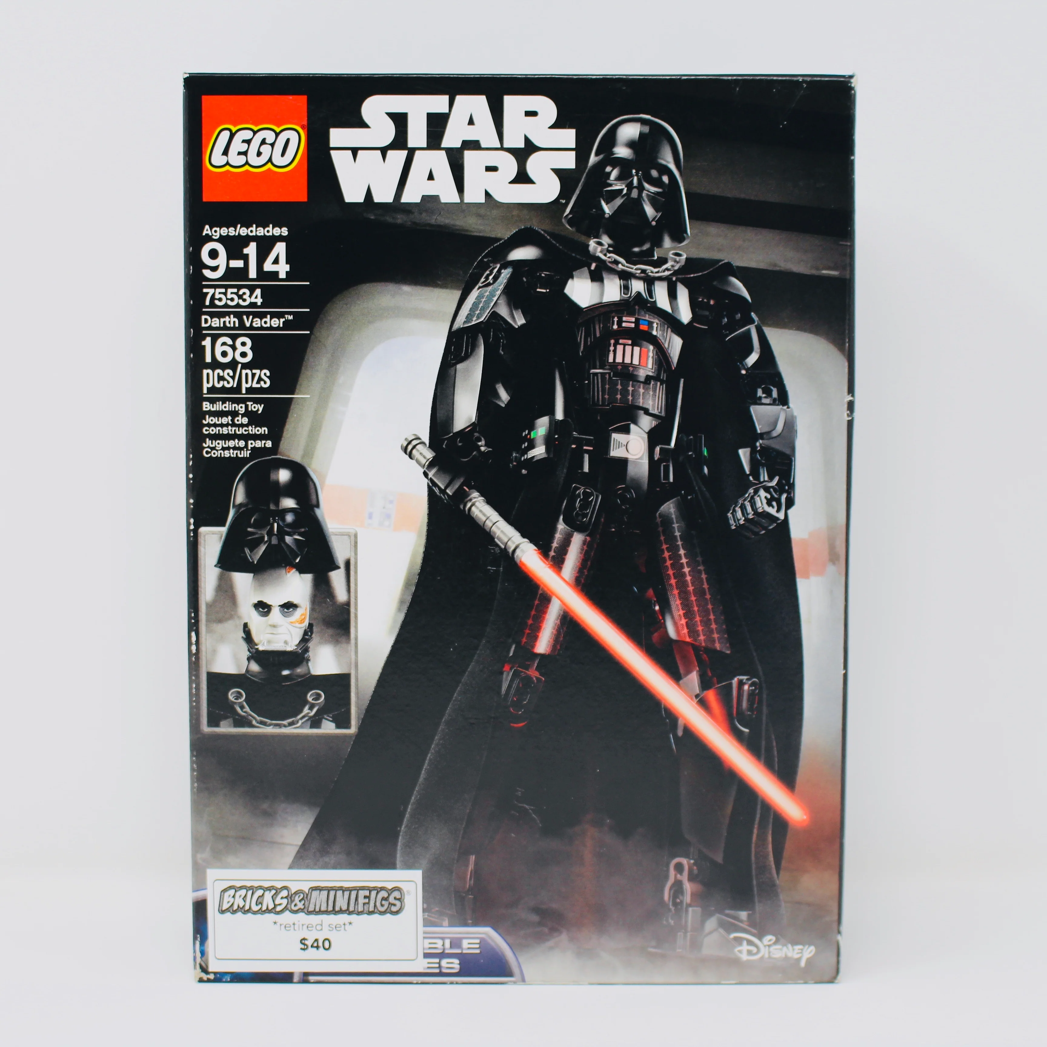 Retired Set 75534 Star Wars Buildable Figures Darth Vader (2018)
