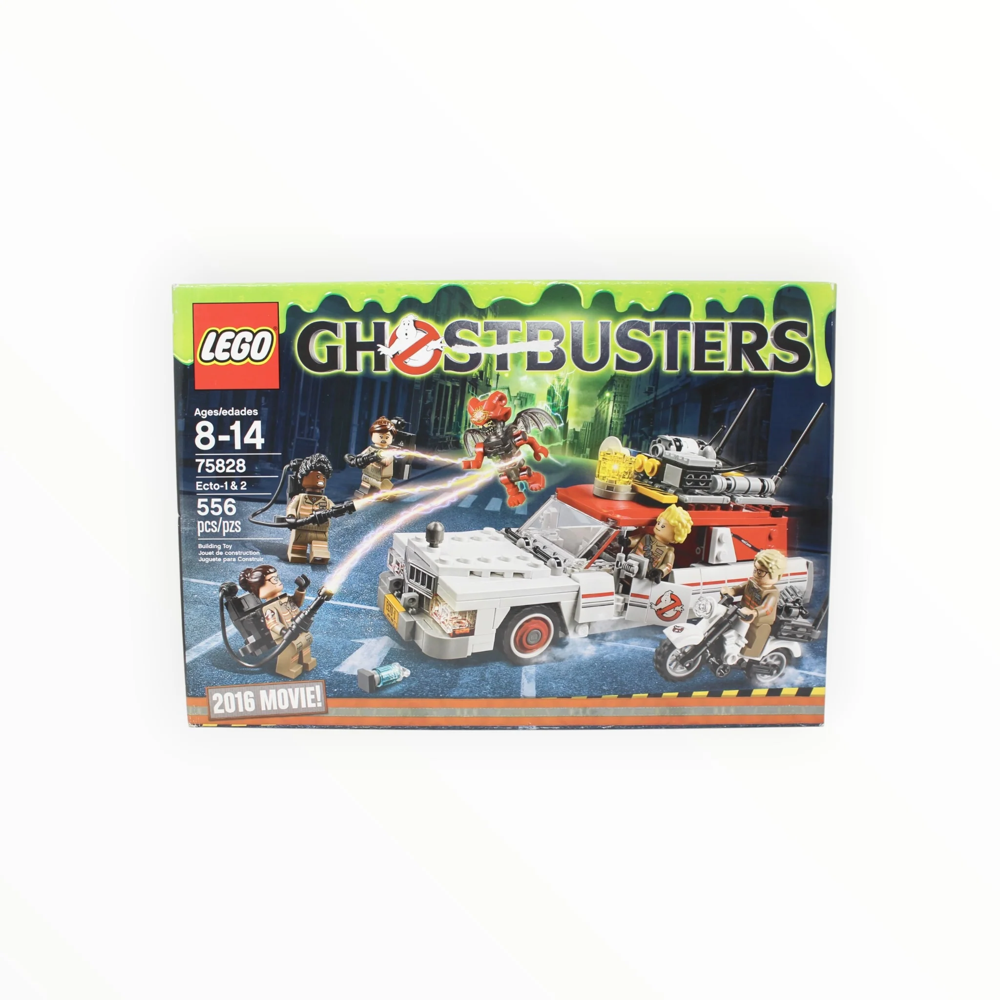 Retired Set 75828 Ghostbusters Ecto-1 & 2 (slight box damage)