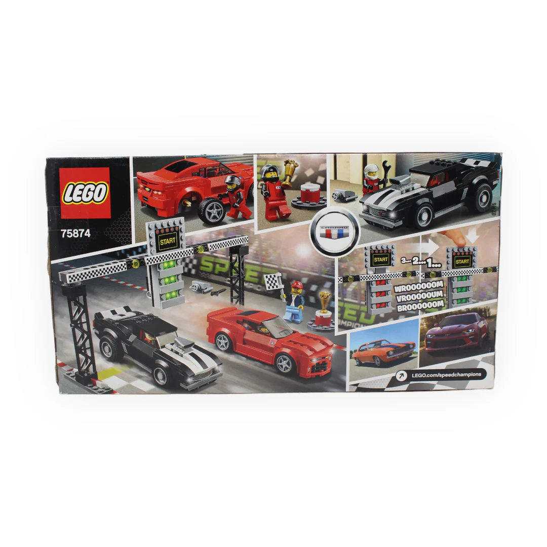 Retired Set 75874 Speed Champions Chevrolet Camaro Drag Race - Image 2