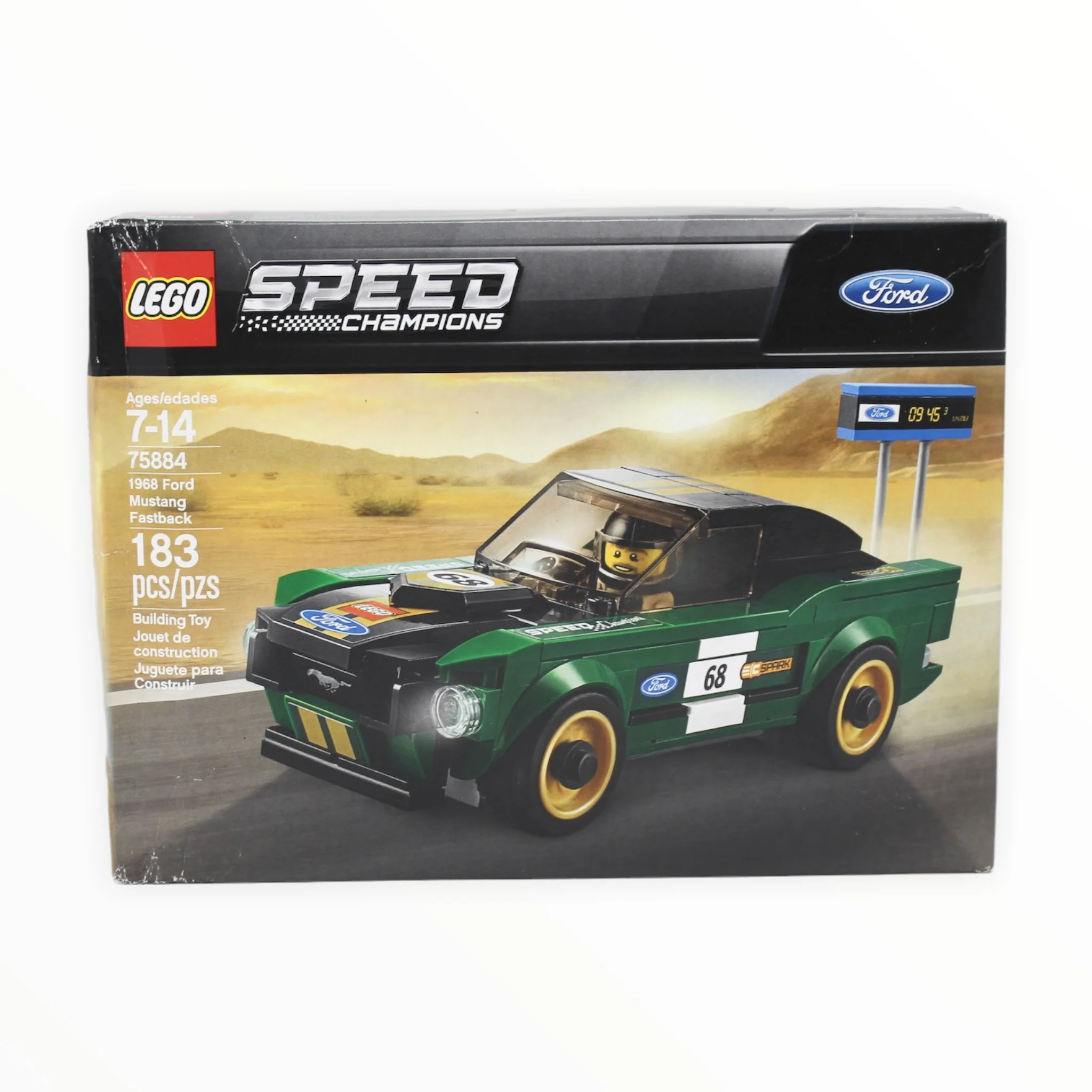 Retired Set 75884 Speed Champions 1968 Ford Mustang Fastback