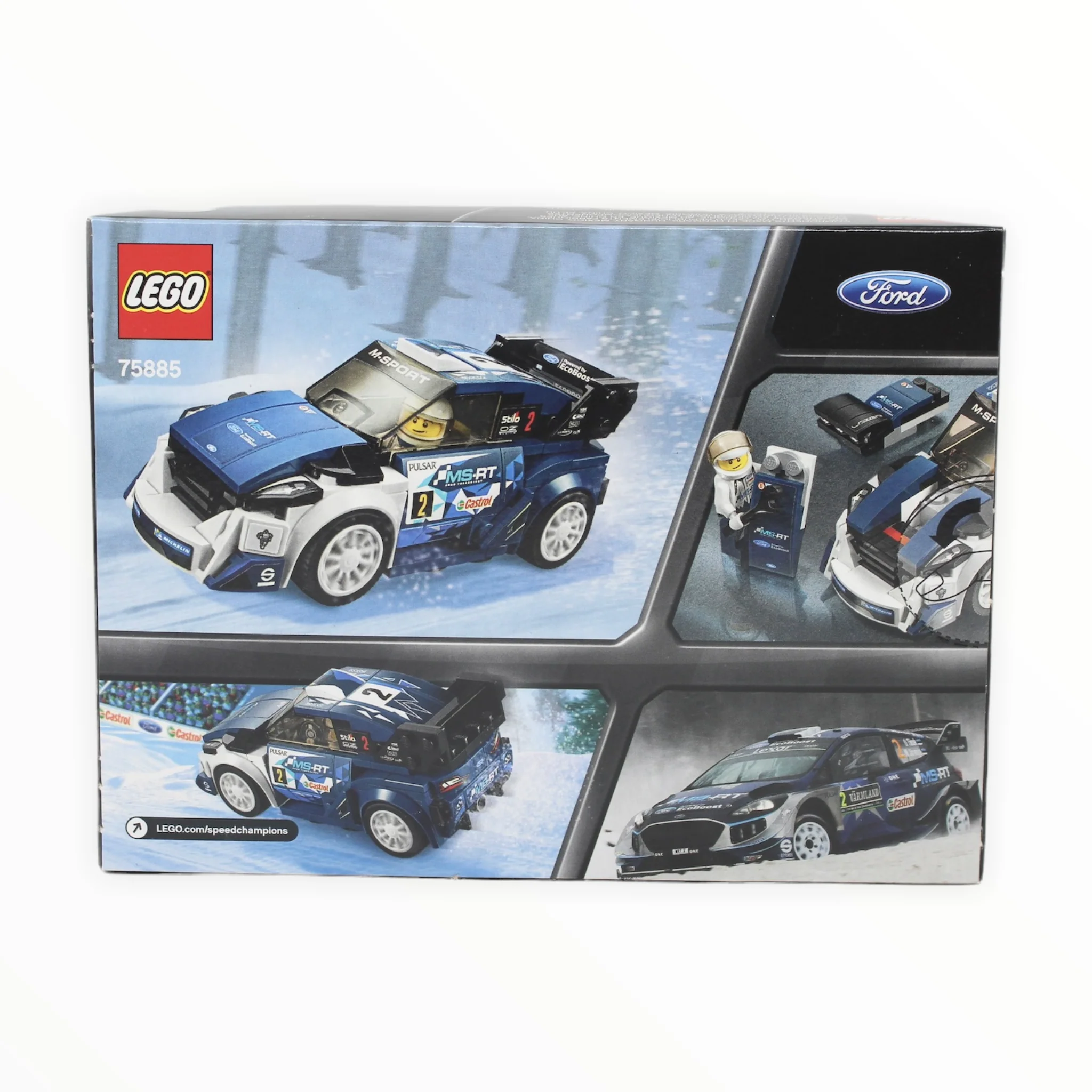 Retired Set 75885 Speed Champions Ford Fiesta M-Sport WRC - Image 2