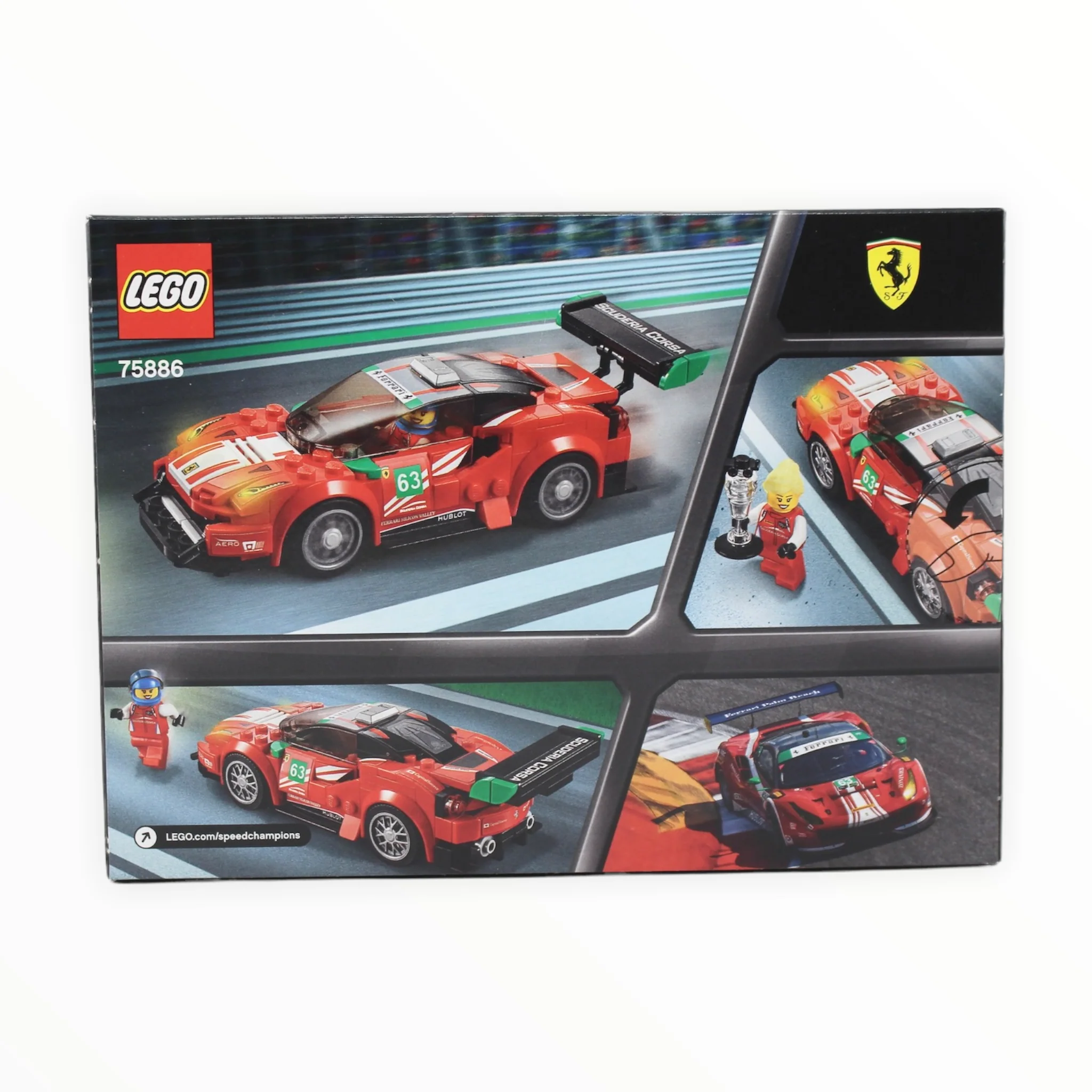 Retired Set 75886 Speed Champions Ferrari 488 GT3 “Scuderia Corsa” - Image 2